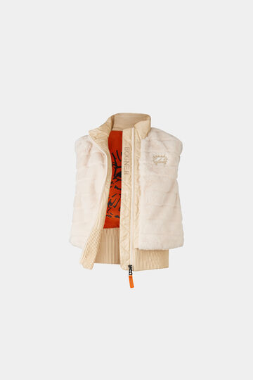 Kids Gilet en fausse fourrure Milena Beige Kids Gilet en fausse fourrure Milena Beige