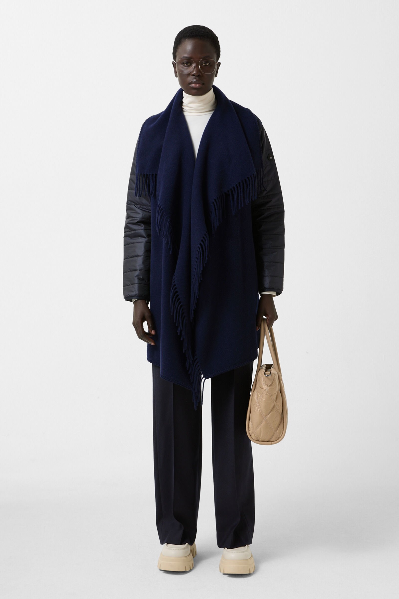 Poncho North Navy blue