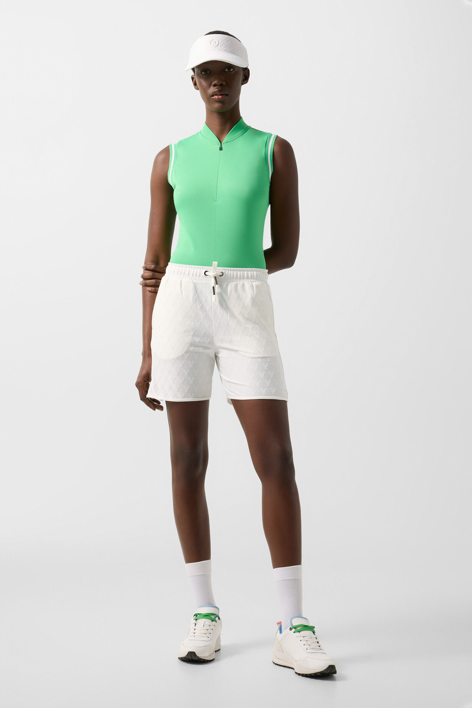 Short Alycia Blanc cass&eacute;