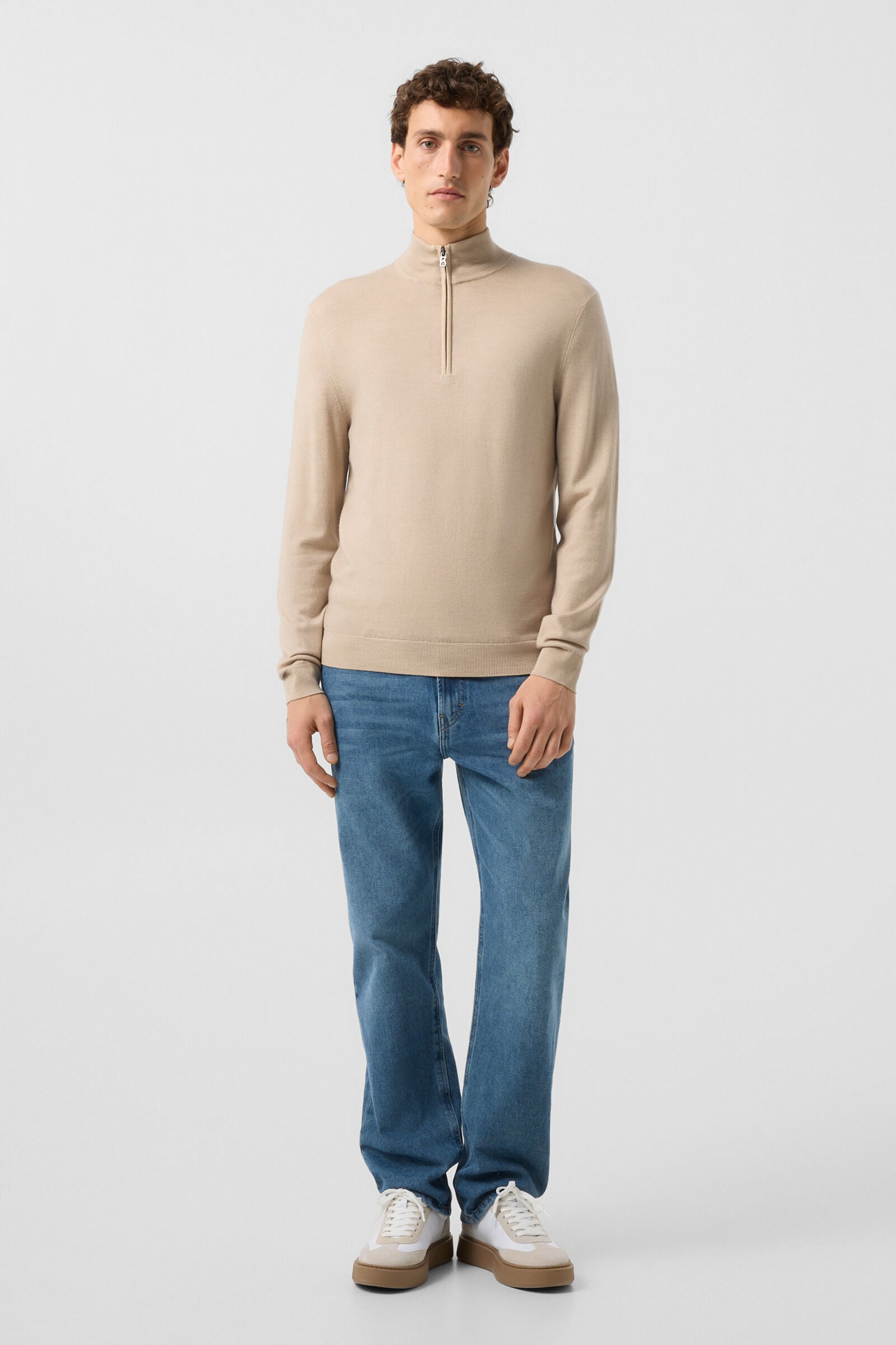 Ouri merino troyer Beige