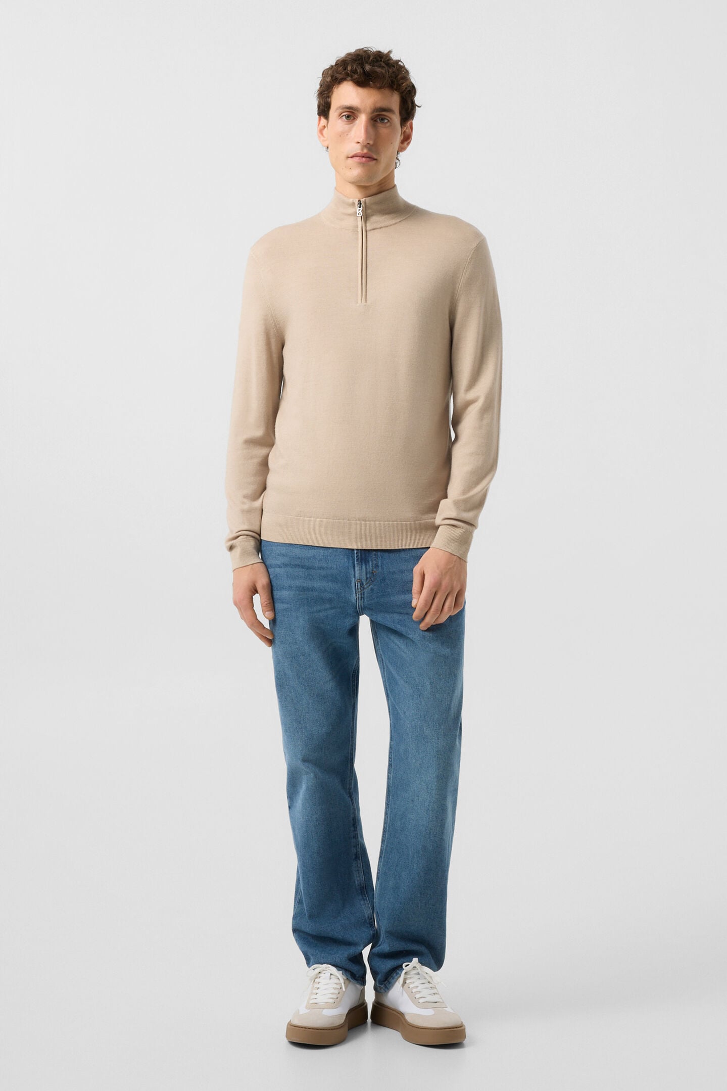 Ouri merino troyer Beige