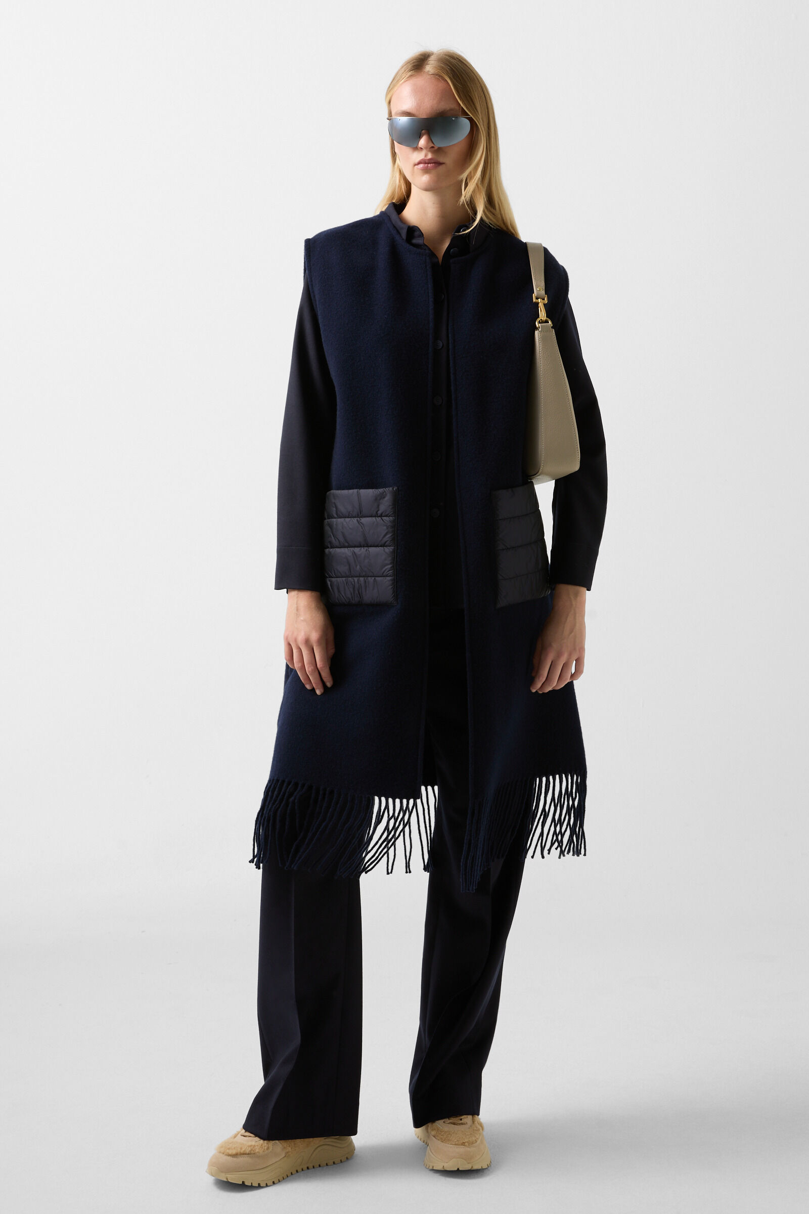 Gilet Nera Bleu marine