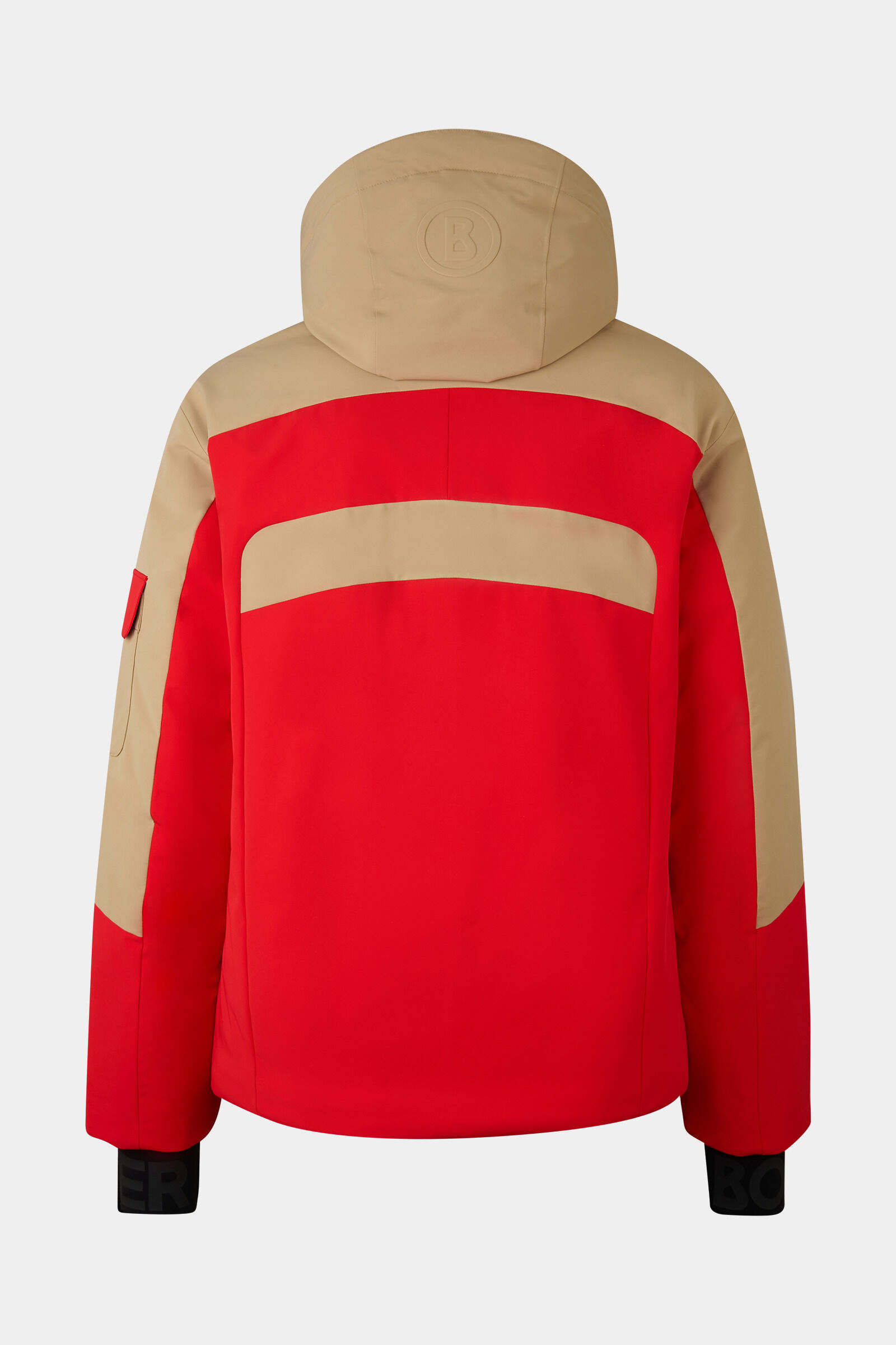 Danjo down ski jacket Red/beige