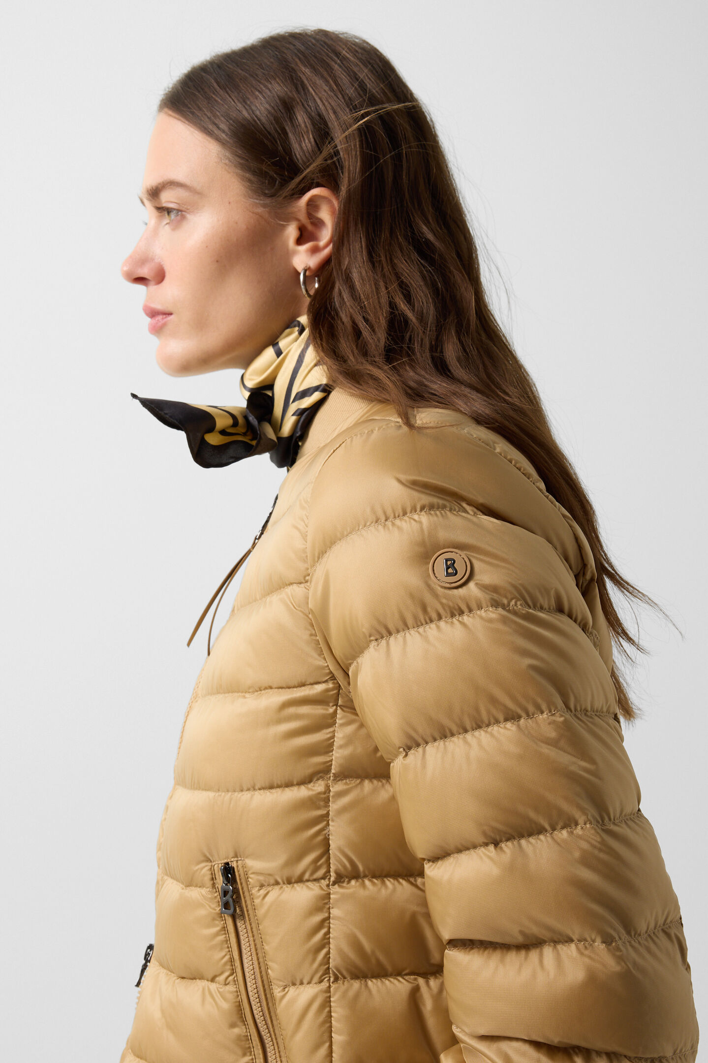 Marybel lightweight down jacket Camel