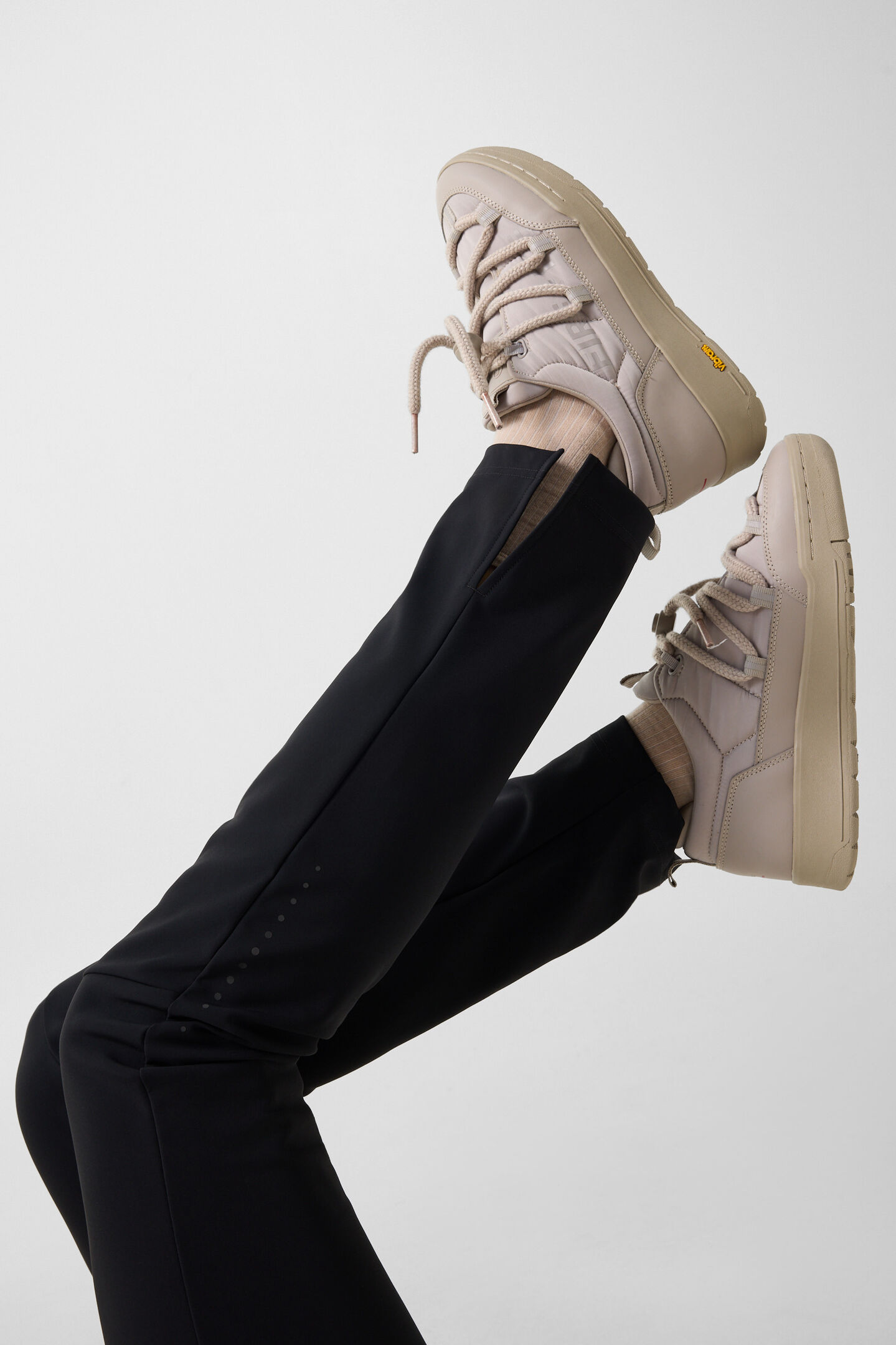 Camel Functional Trousers Black