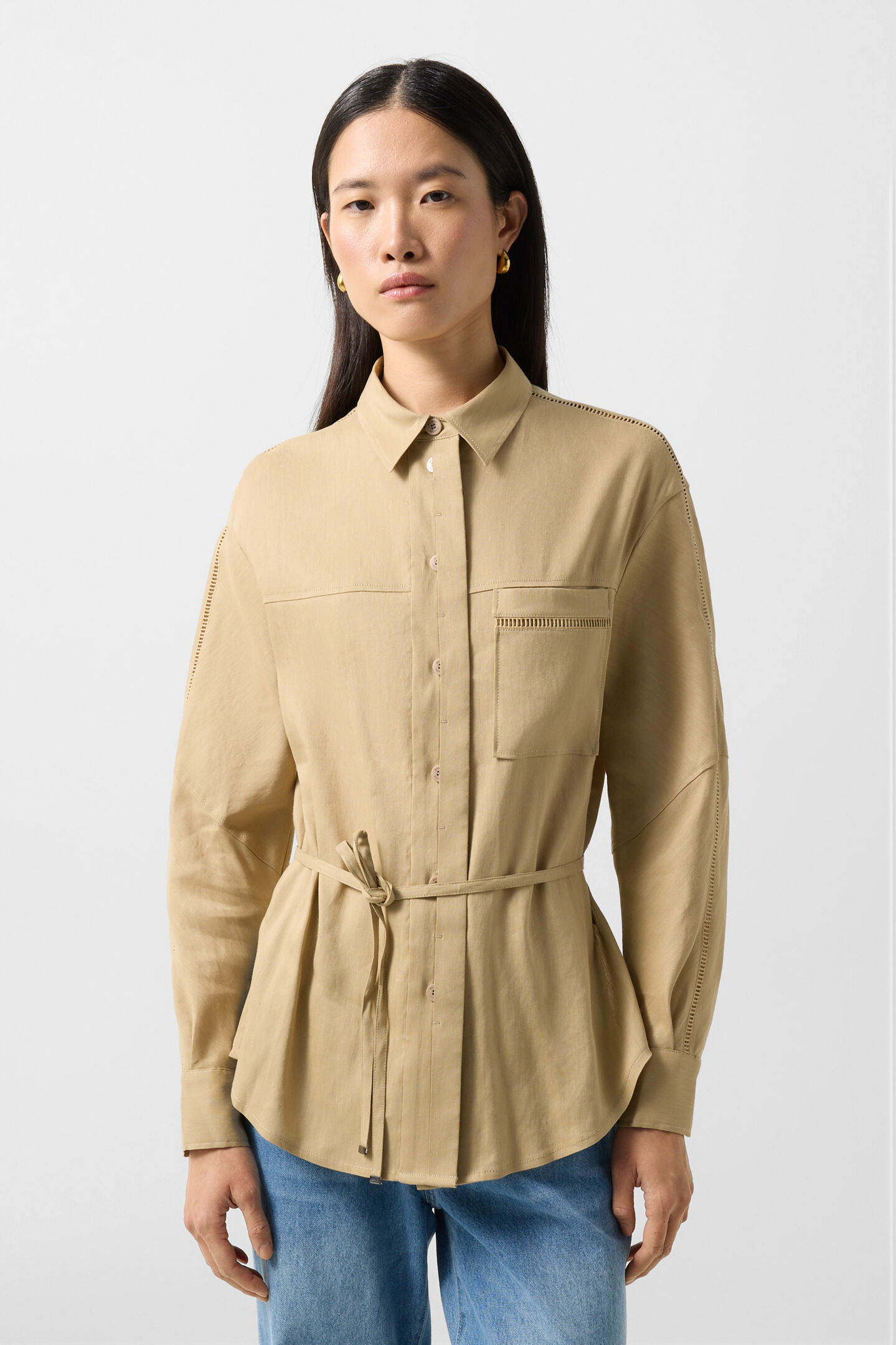 Catrina shirt blouse Camel