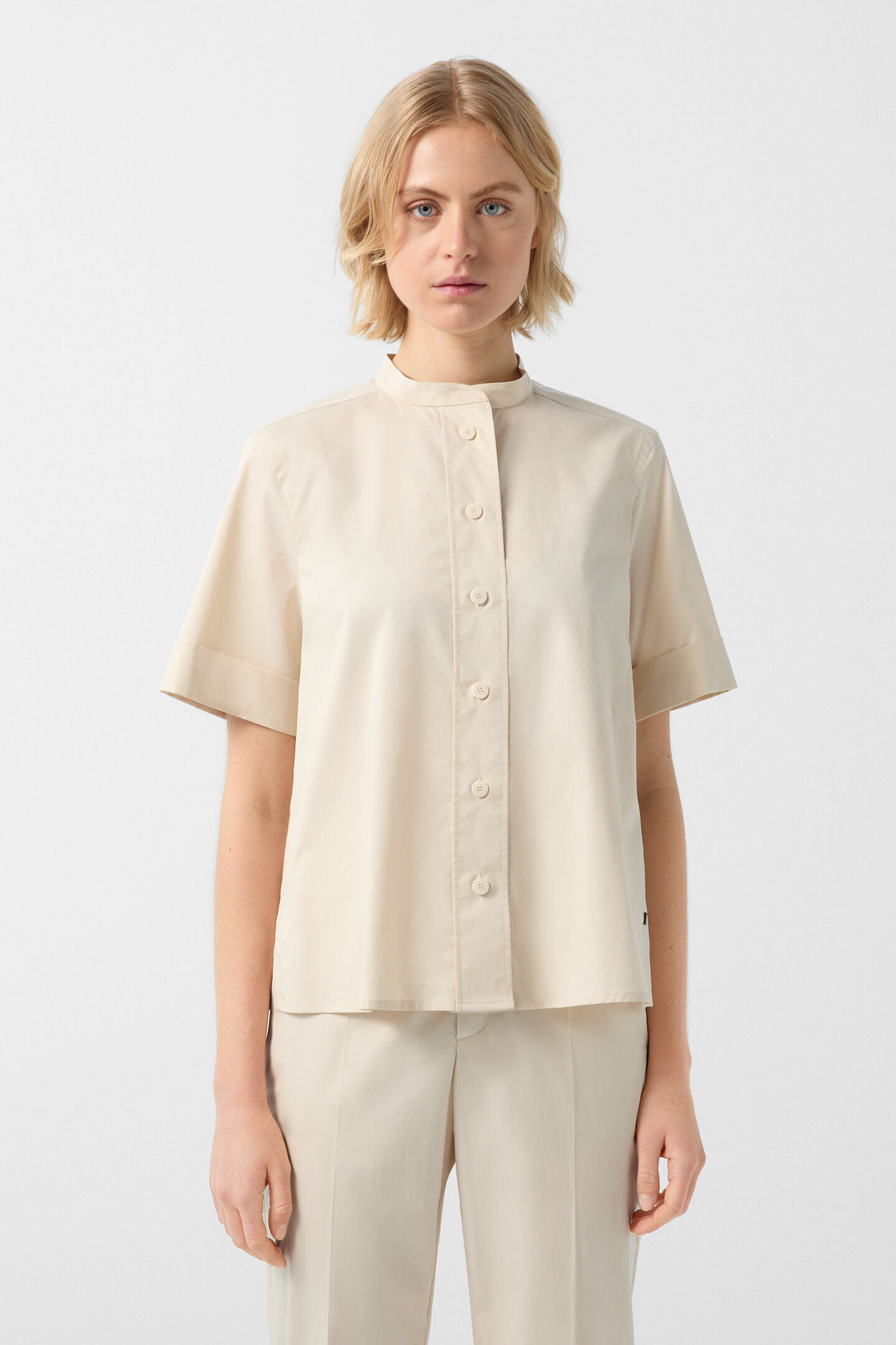 Avril Short-sleeve blouse Sand