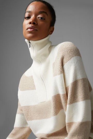 Dora half-zippered knit sweater