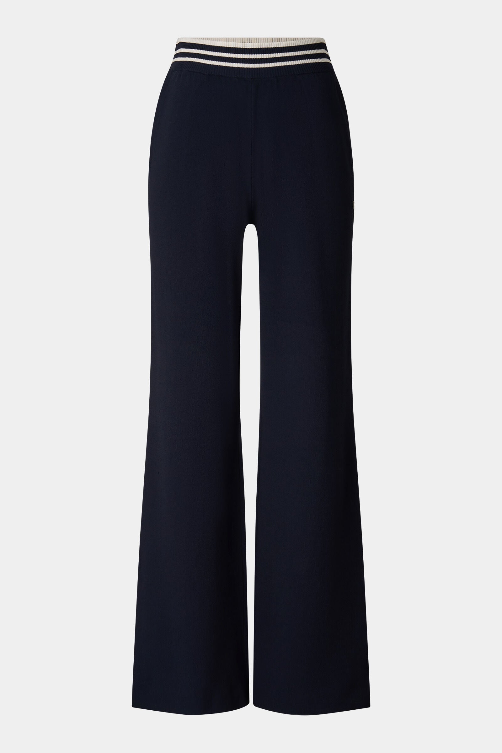 Josie knitted trousers Navy blue