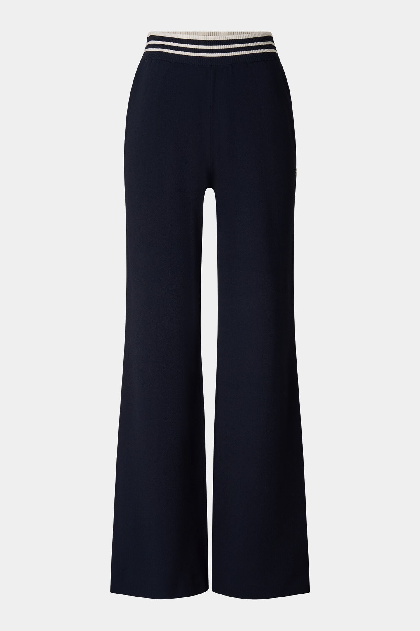 Josie knitted trousers Navy blue