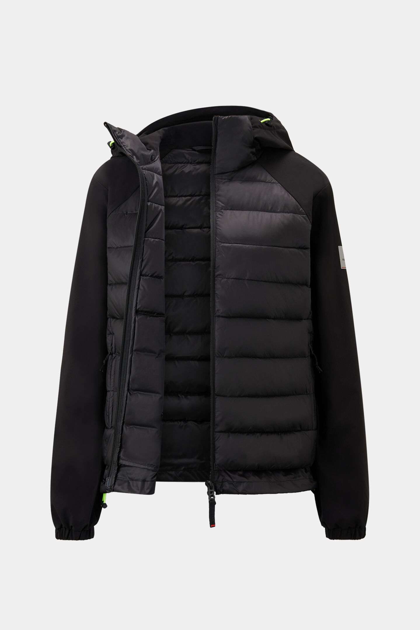 Magan hybrid quilted jacket Black
