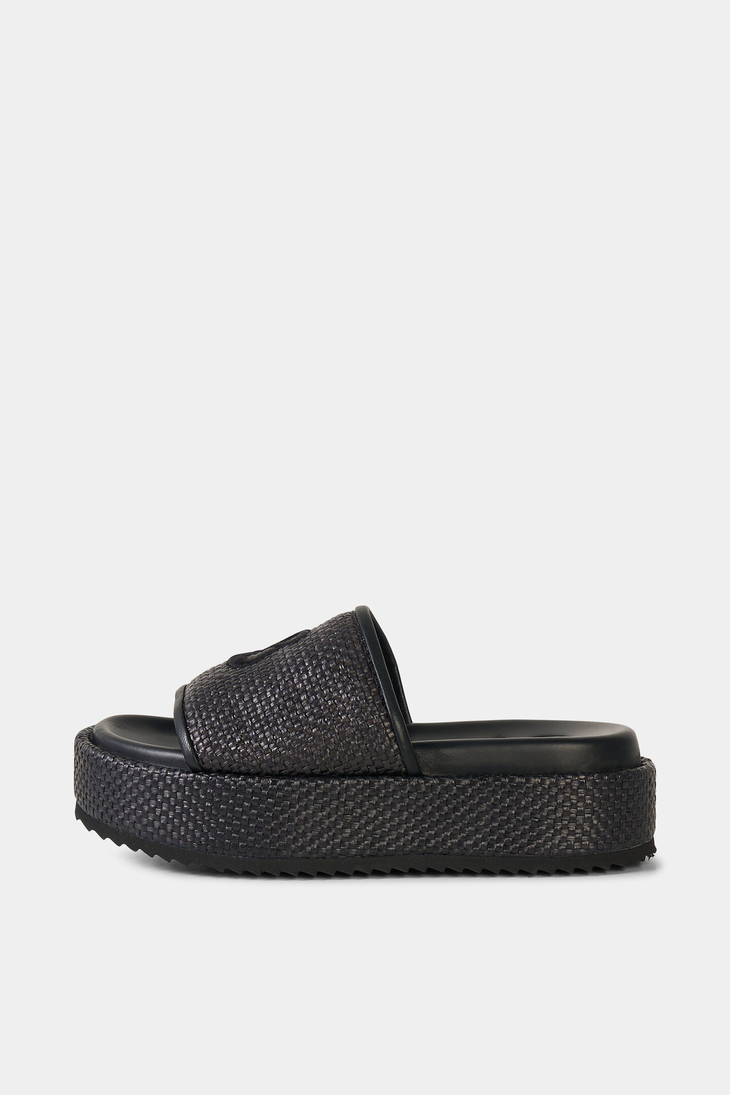 Sorrento platform sandals Black