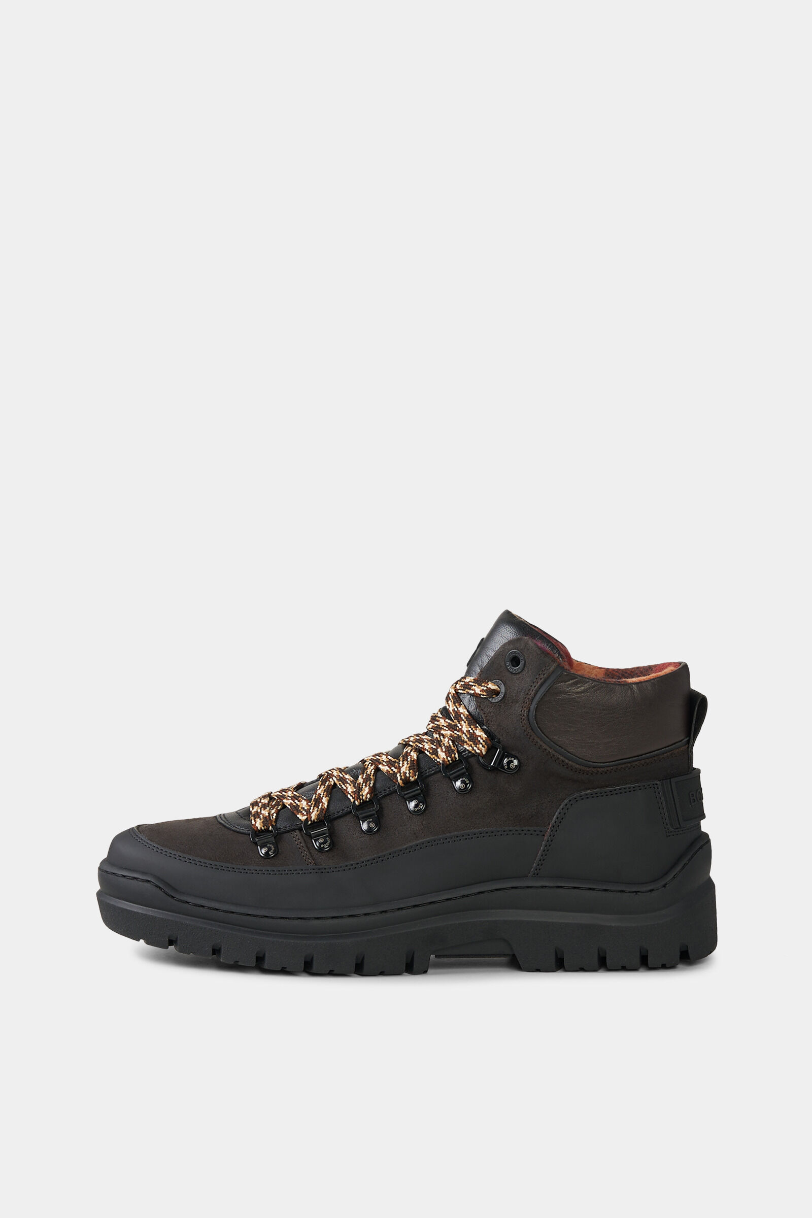 Mid Boots Bansko with spikes Chocolate