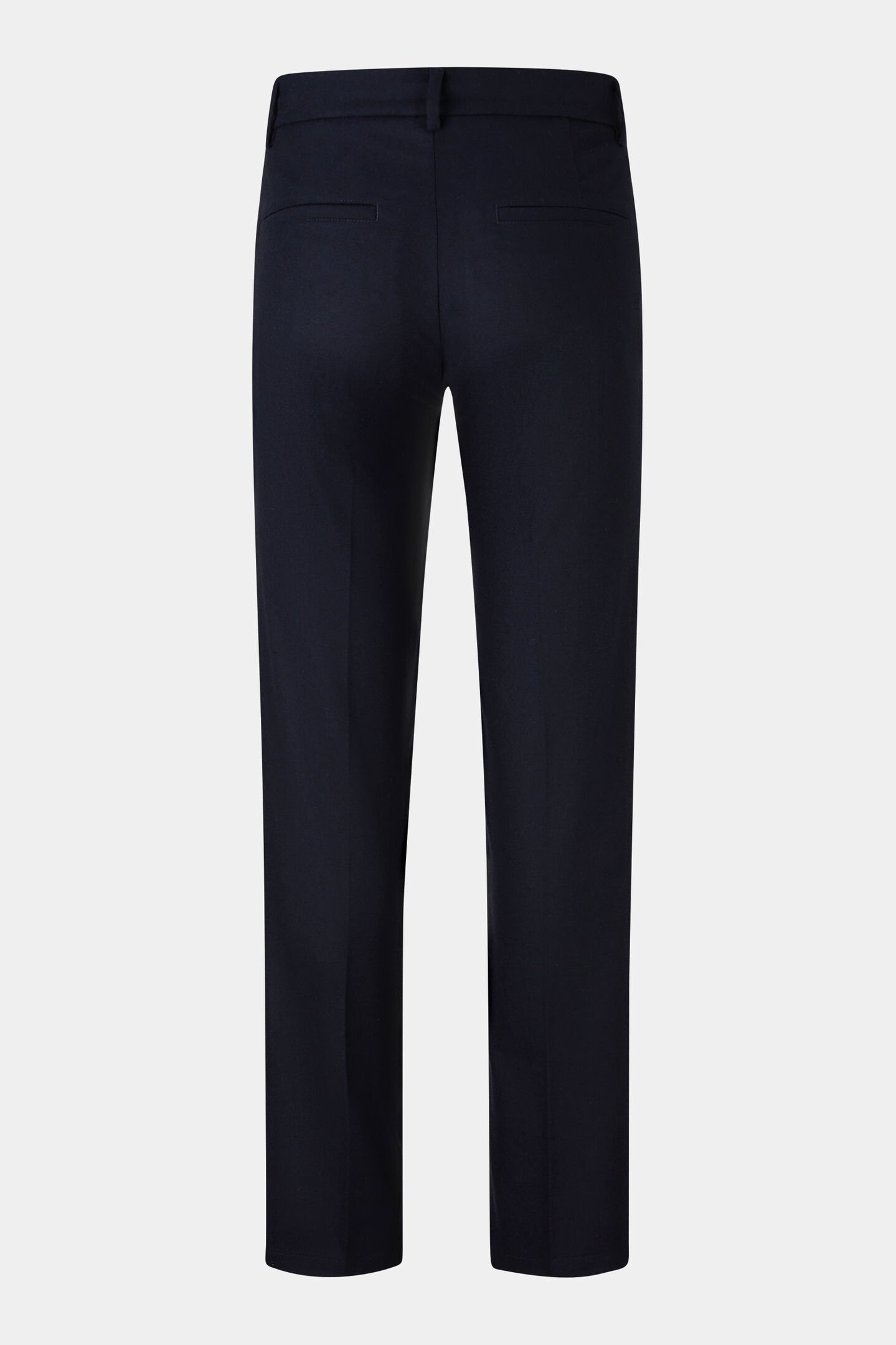 Flanellen broek Riley Business Marineblauw