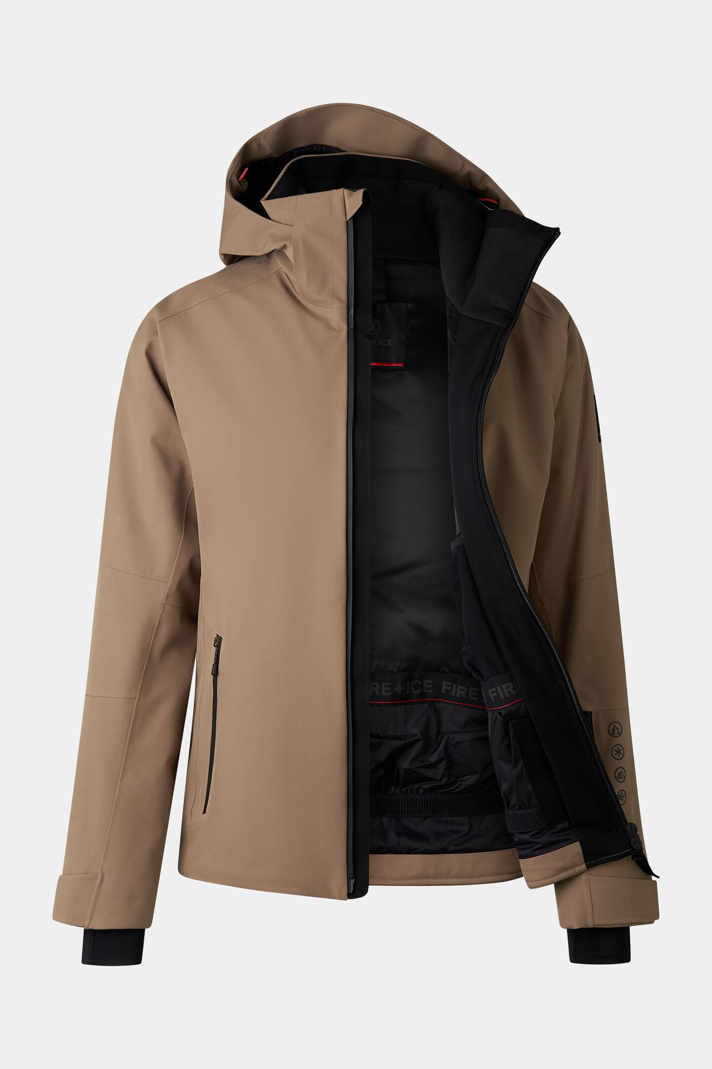 Veste de ski Eason Caramel 