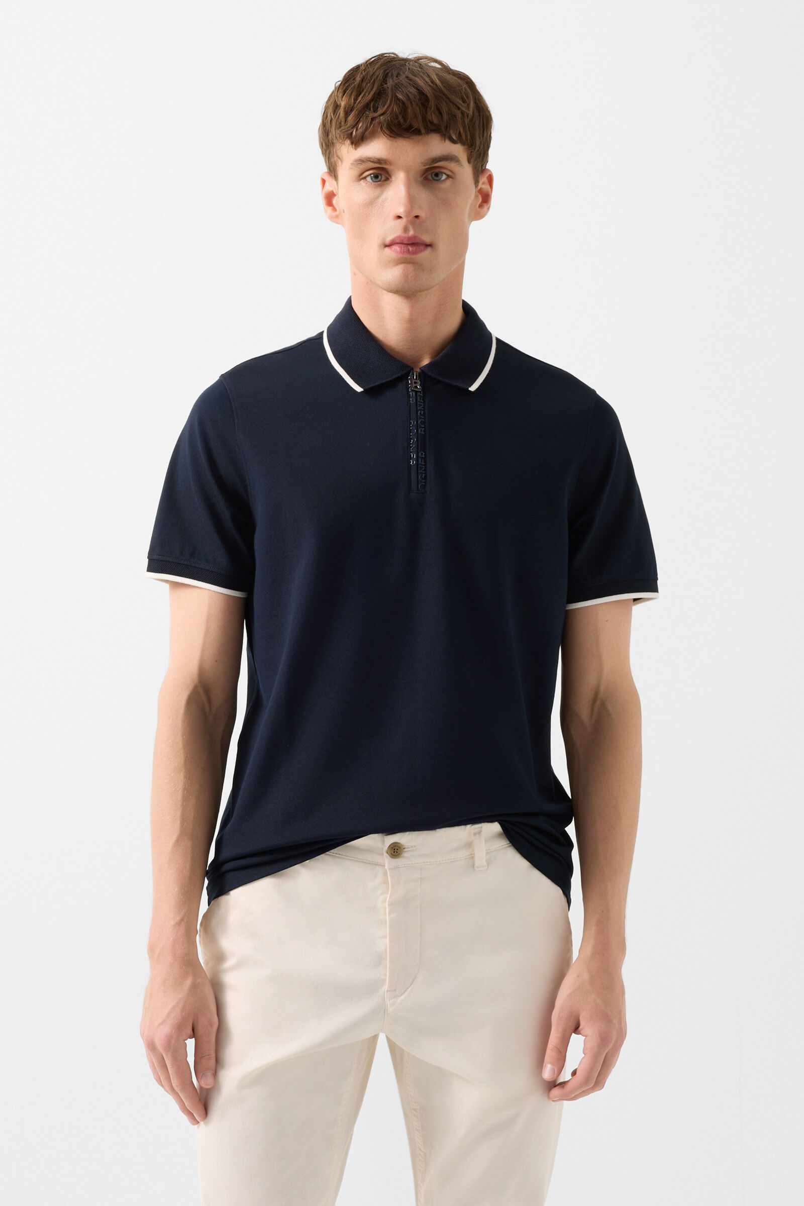 Polo-Shirt Timo Navy-Blau
