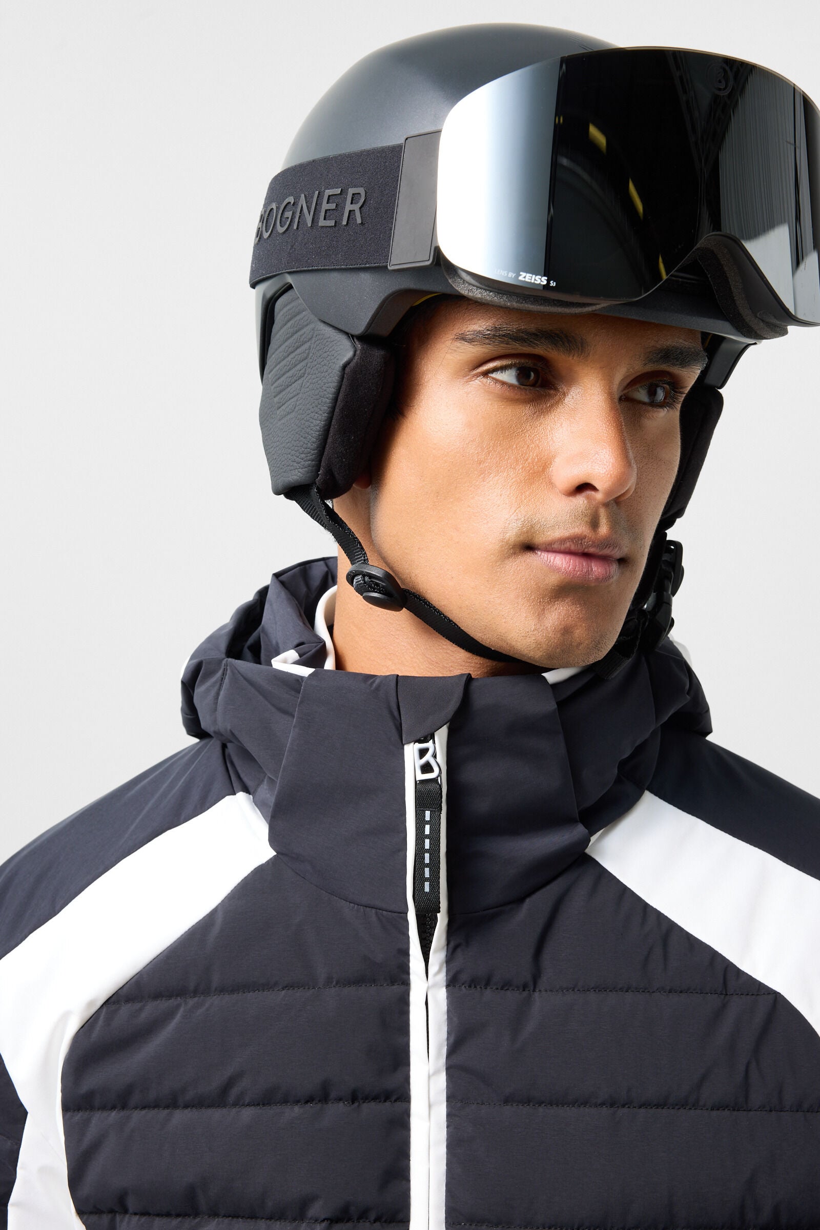 Hennik ski jacket White/Black