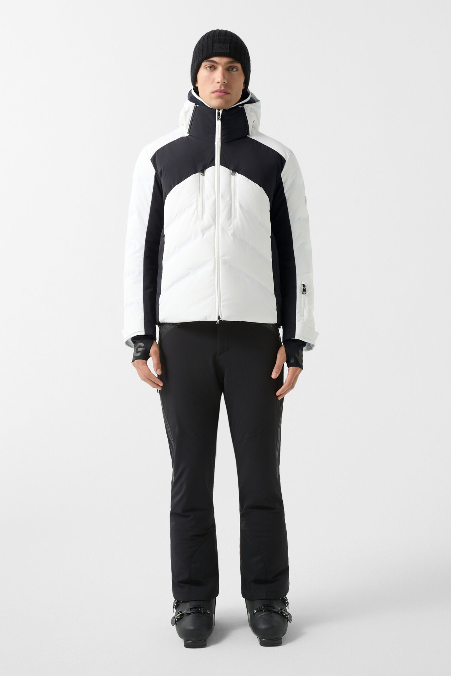 Jervis ski jacket White/black