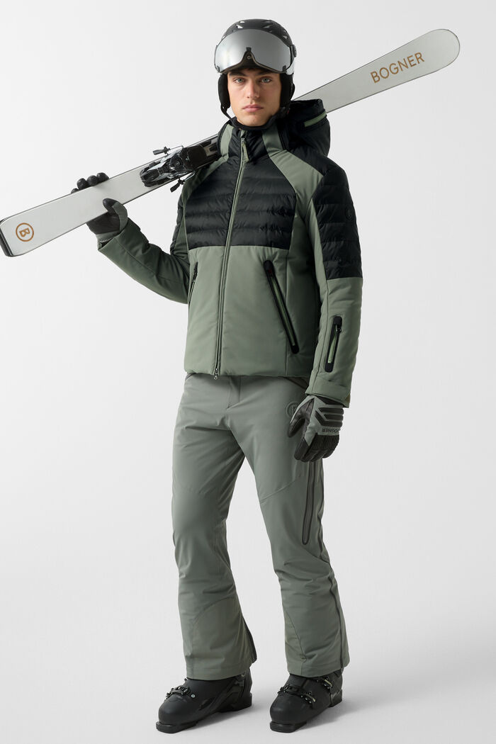 Henik down ski jacket Olive green/black Henik down ski jacket Olive green/black