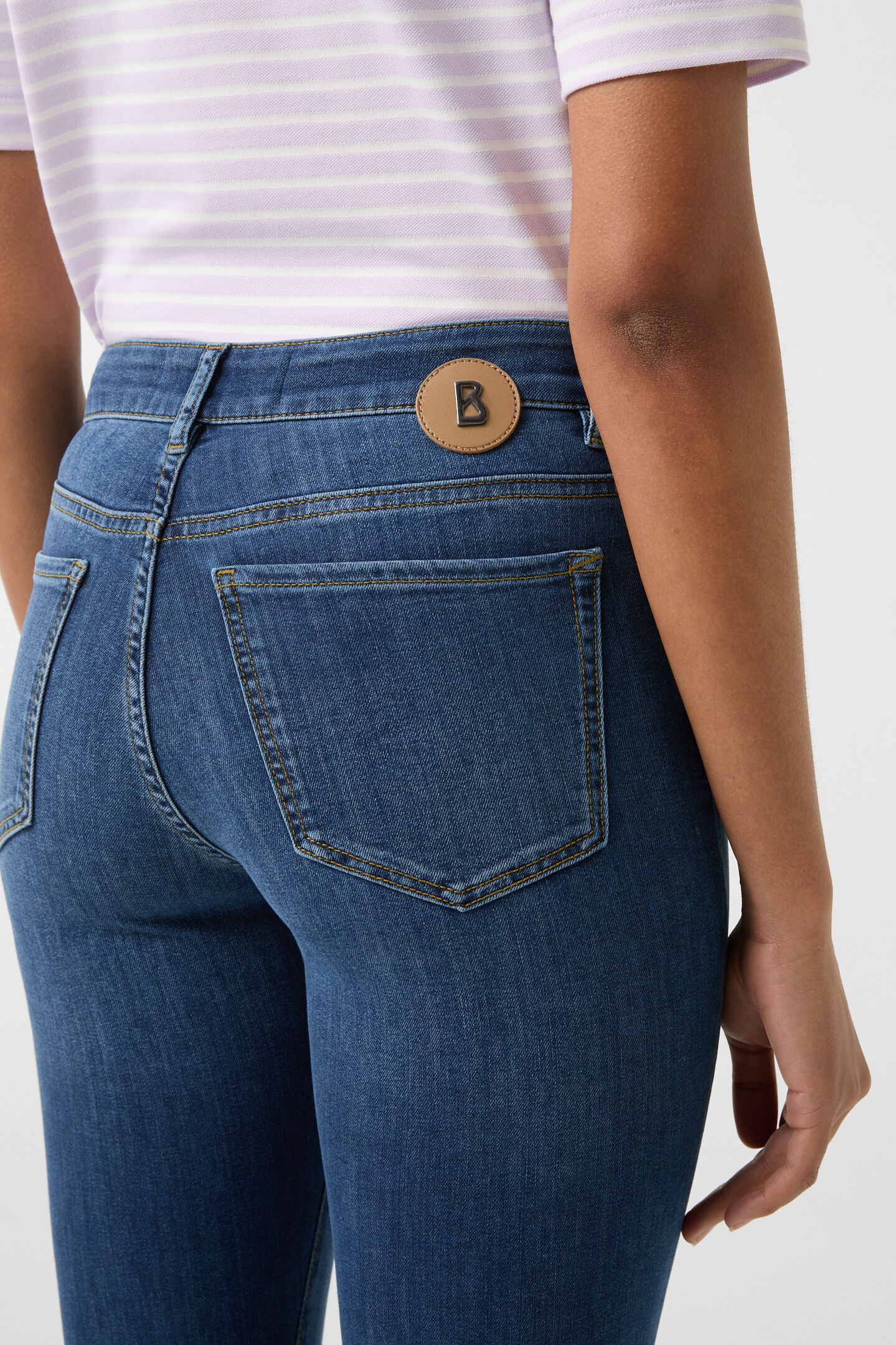 7/8-Slim Fit Jeans Julie Denim Blue