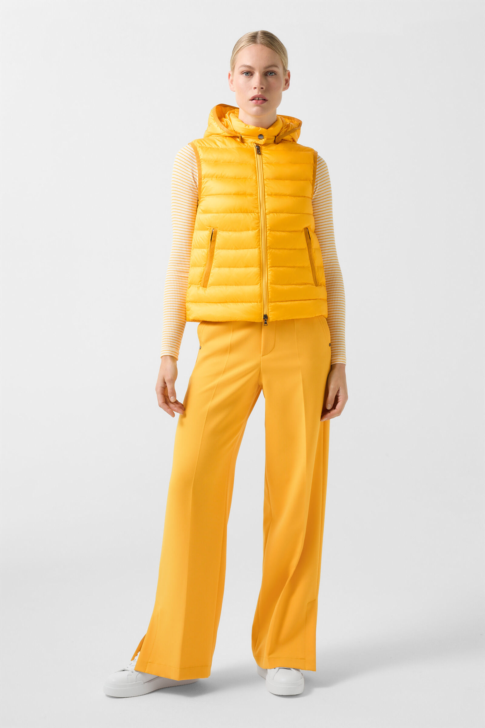 Doudoune sans manche jaune moutarde on sale
