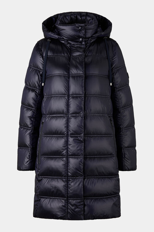 Daunen-Kurzmantel Lynn Navy-Blau