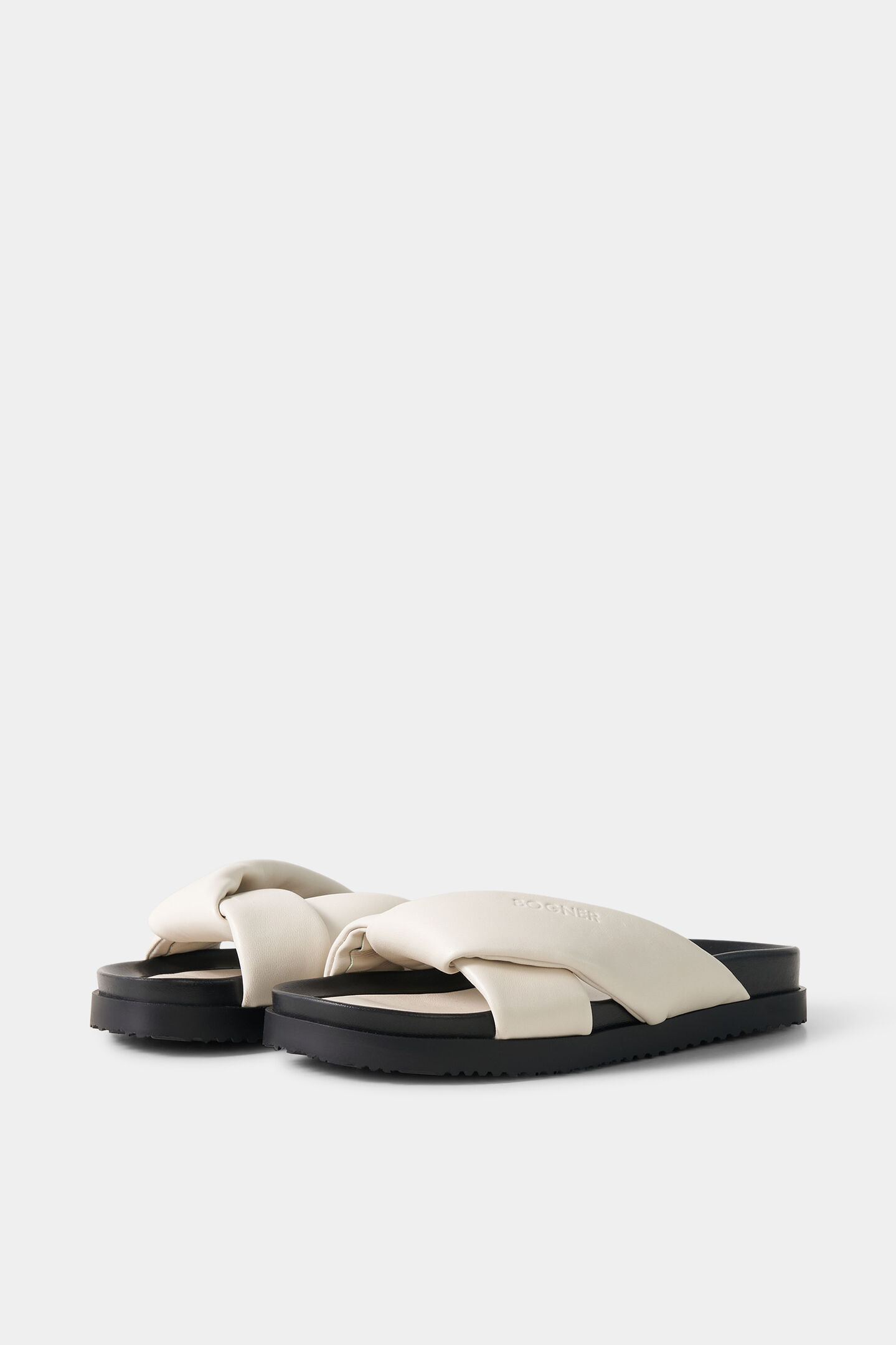 Sandalen Sirolo Creme/Schwarz