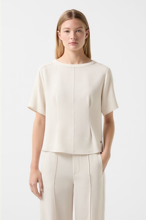 Scarlet crepe shirt Cream Scarlet crepe shirt Cream
