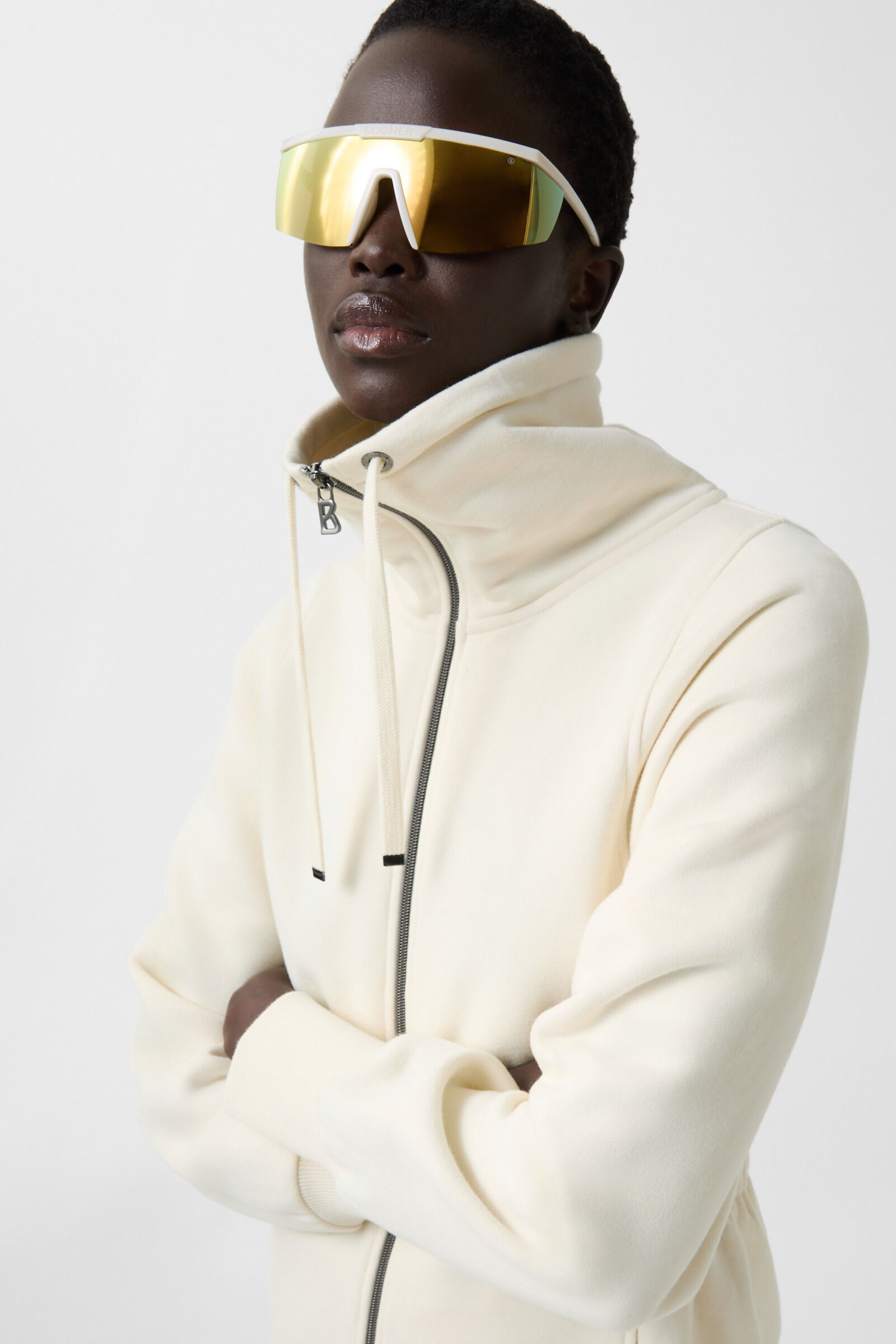 Carlita jersey jacket Cream