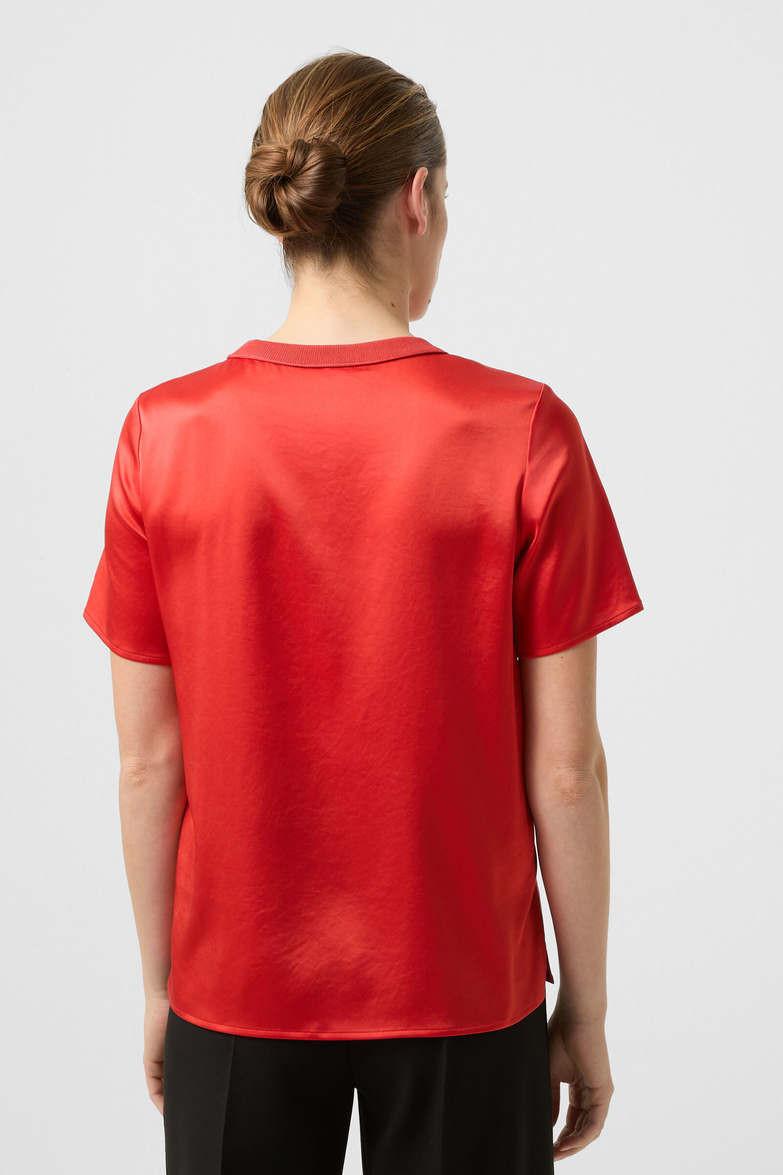 Satin shirt Dylan Red