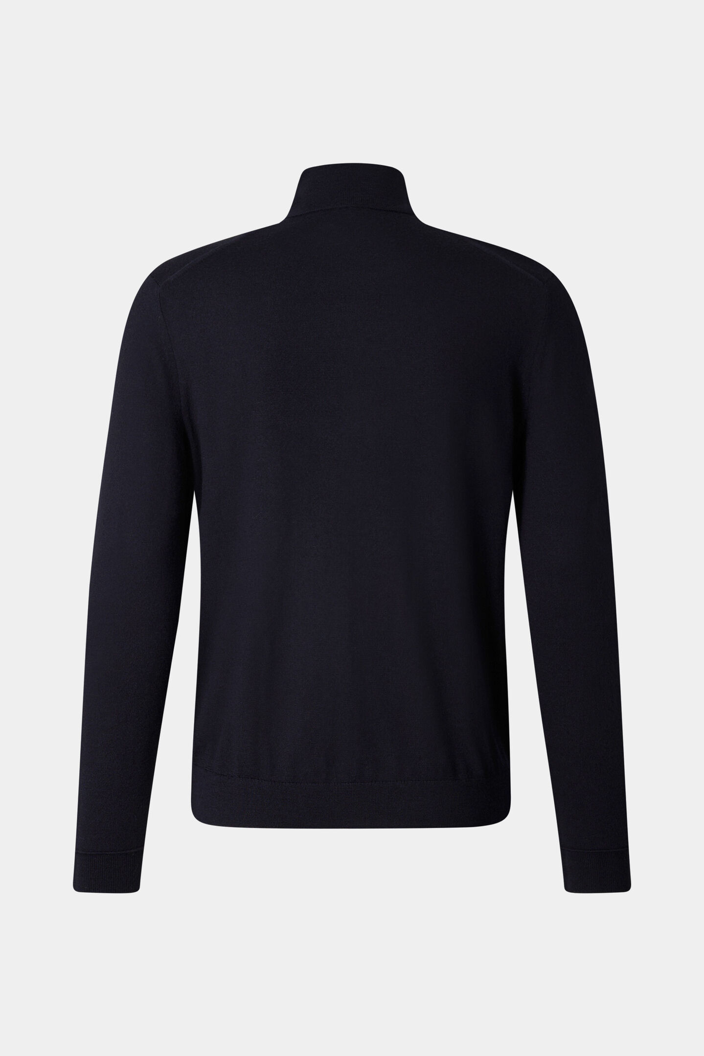 Oscar virgin wool knit jacket Navy