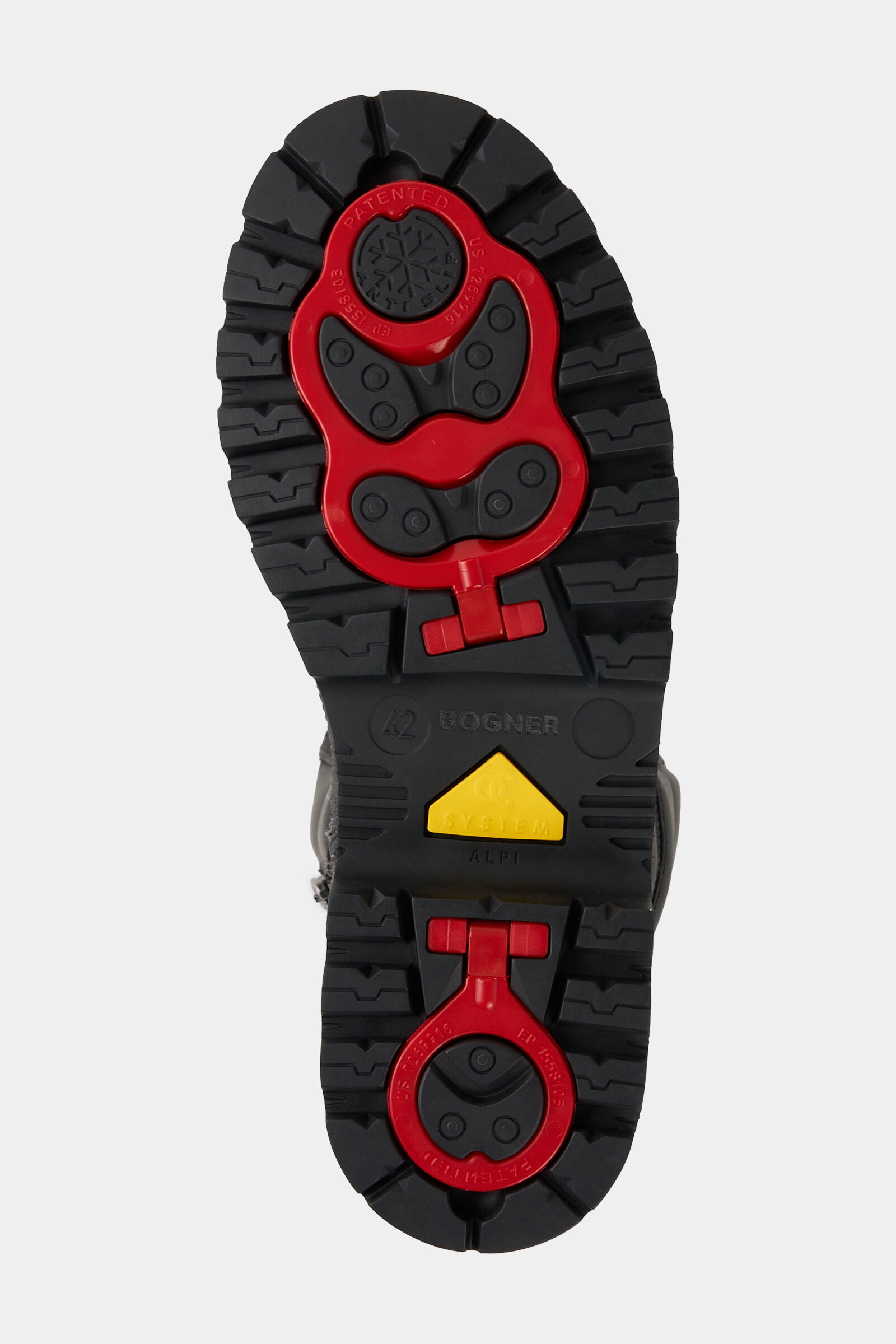 Lace-up boots Helsinki with spikes Dark grey