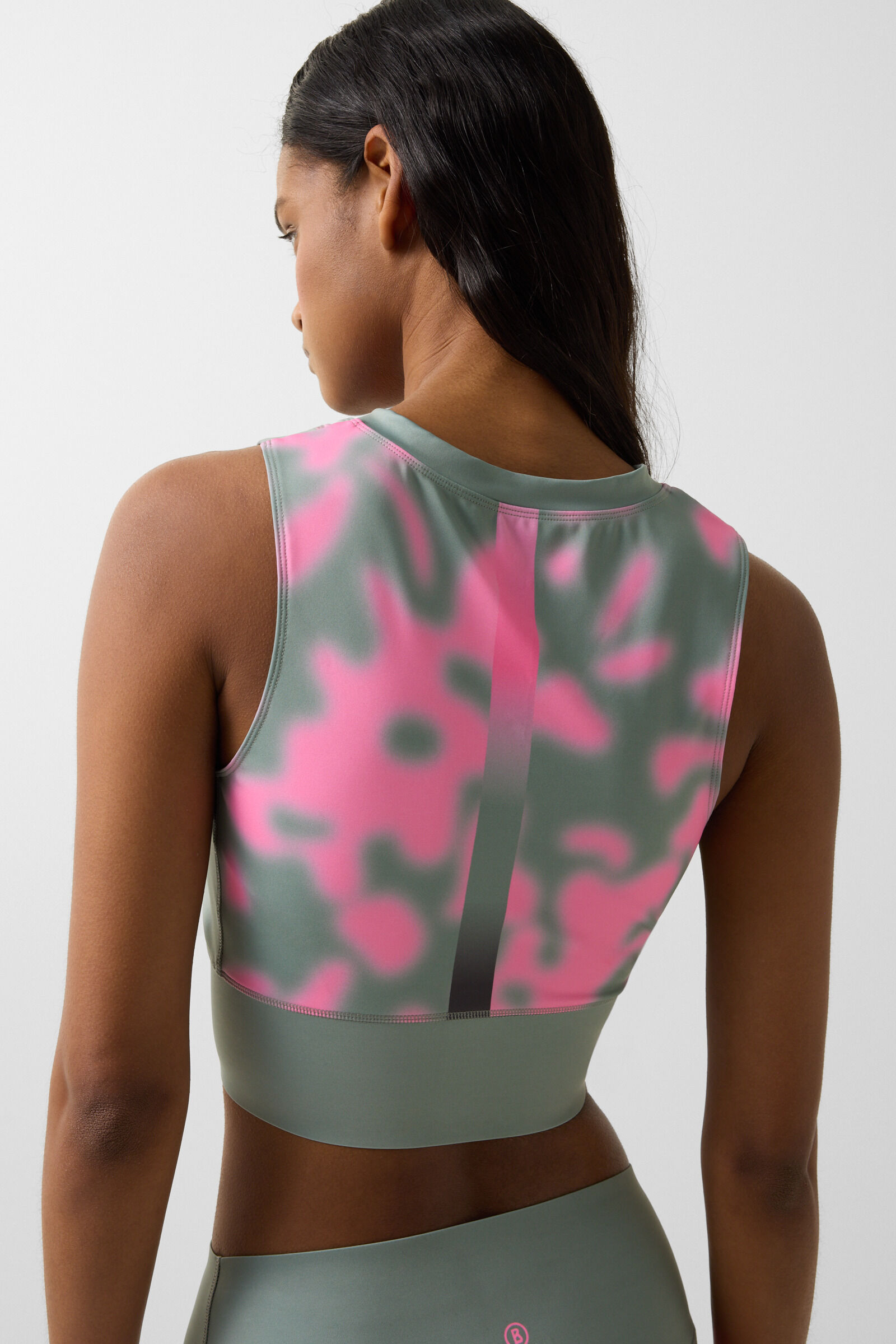 Celeste functional top Eucalyptus/Pink