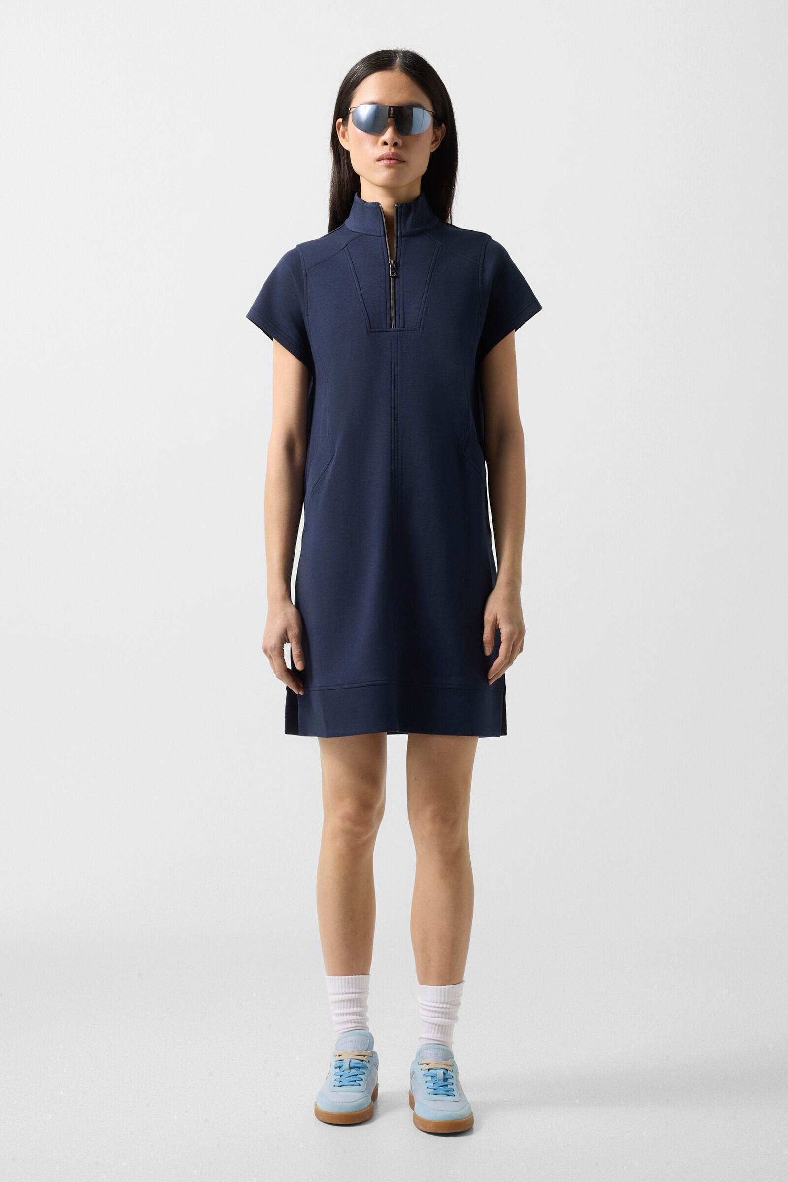 Jerseykleid Coleen Navy-Blau