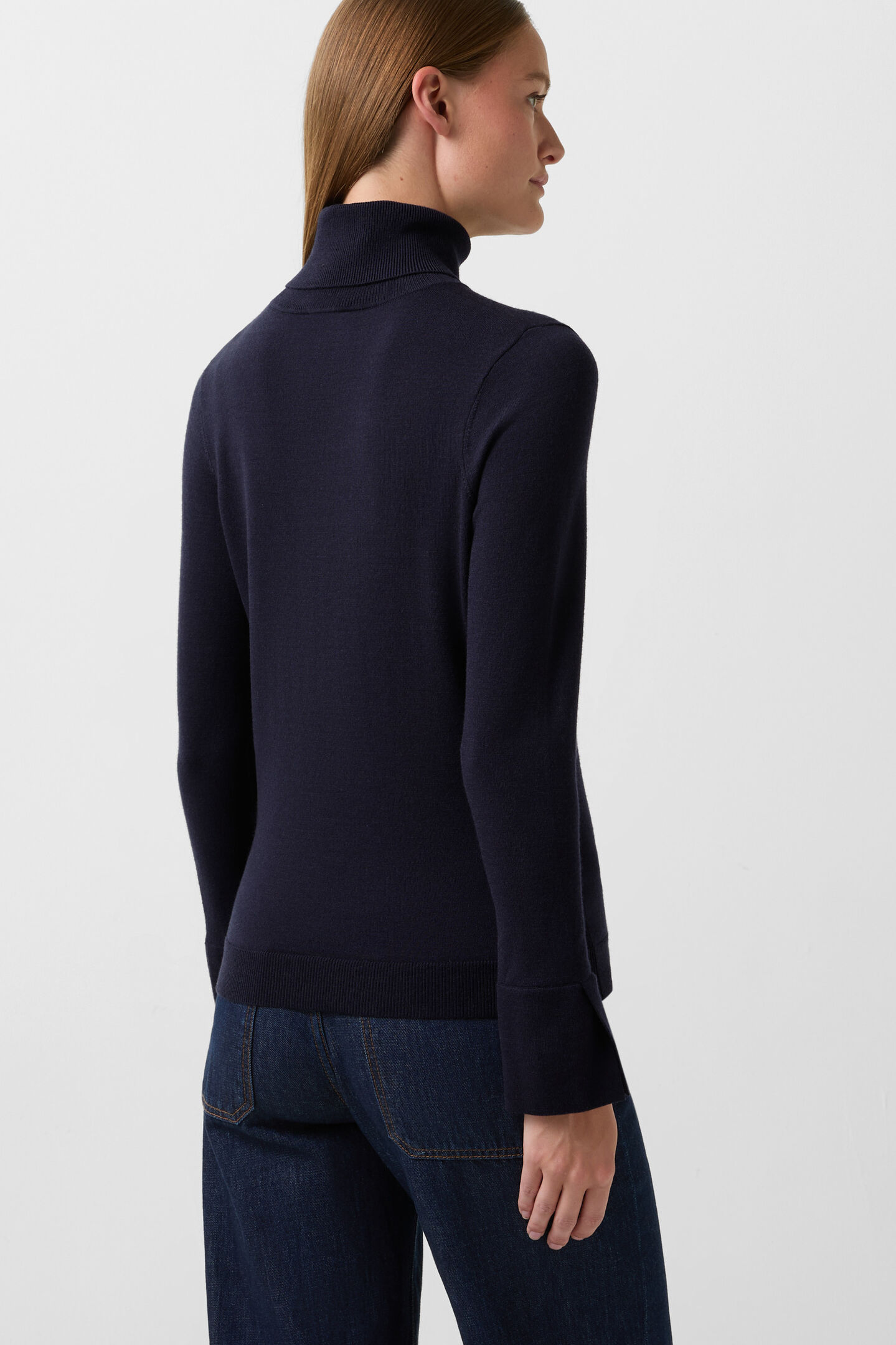 Rollkragenpullover Vinny Navy-Blau