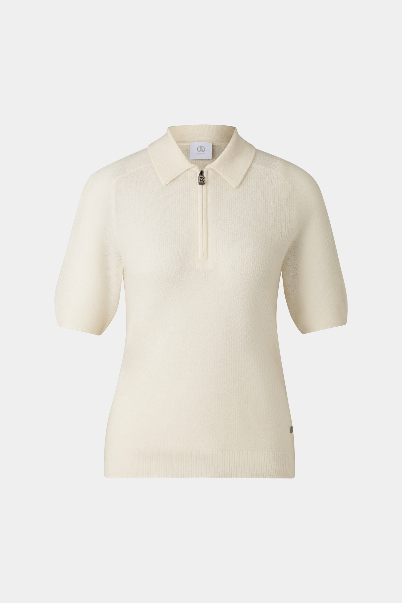 Strick-Polo-Shirt Shari Sand