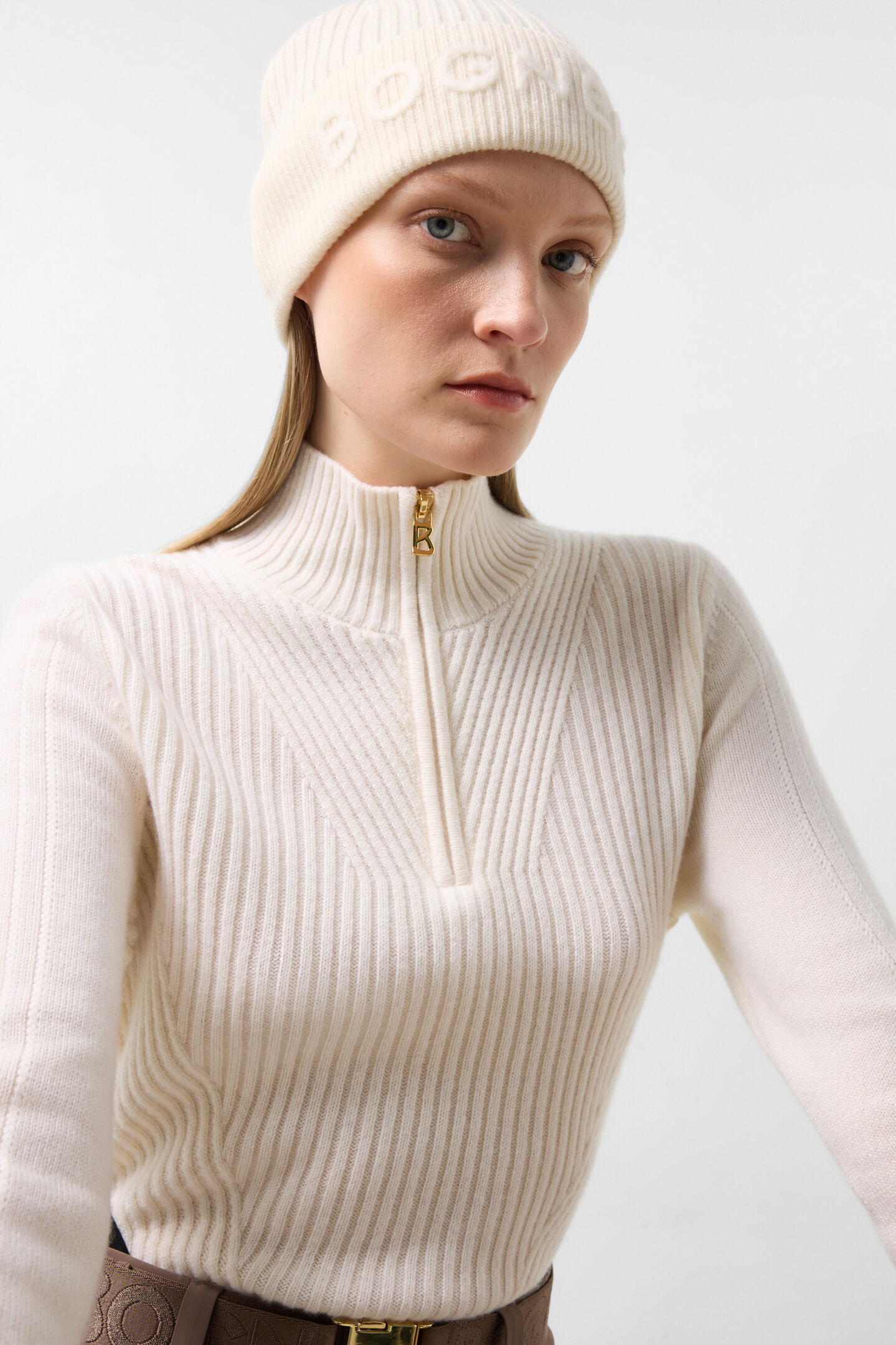 Camila Cashmere Turtleneck Off-White