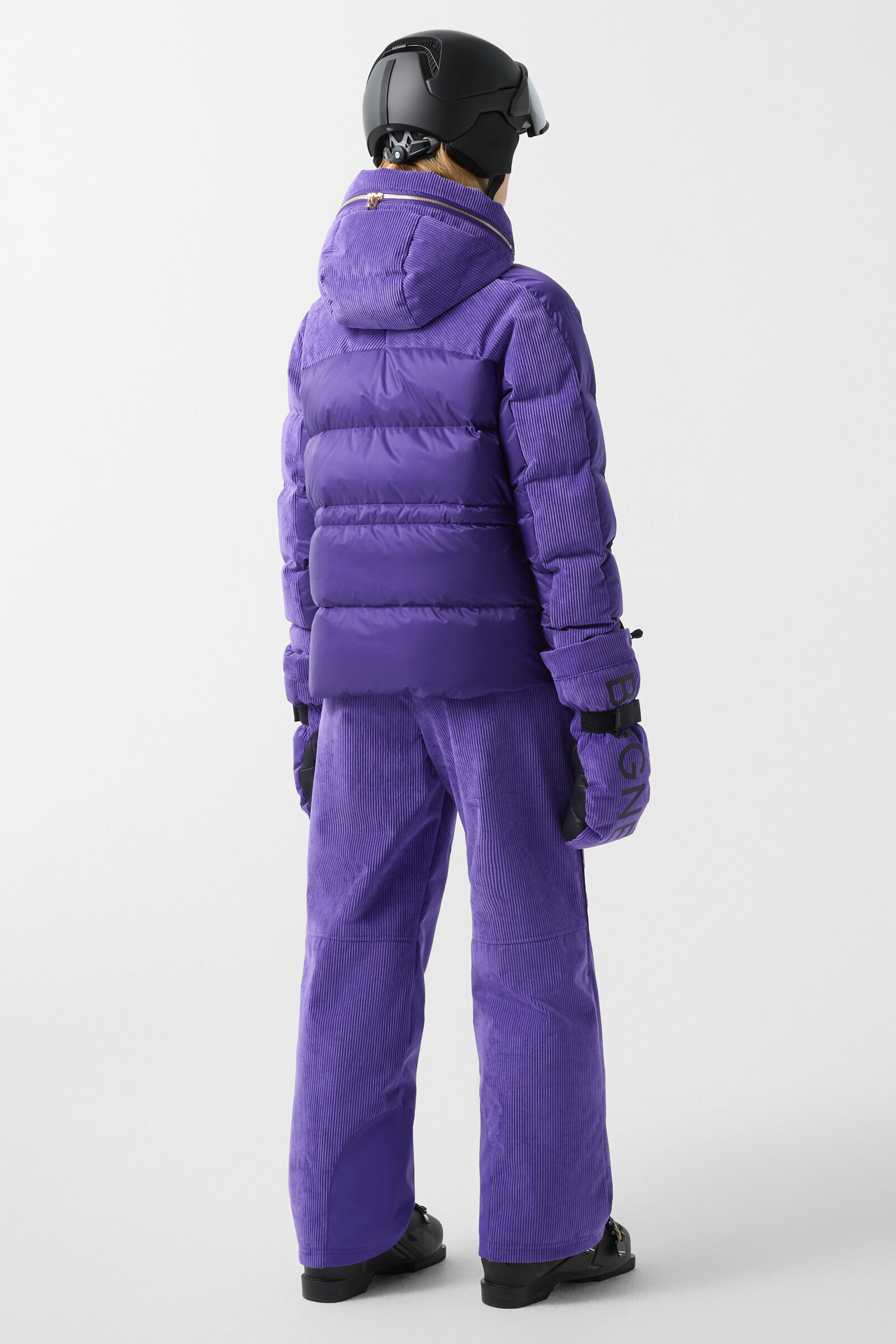 Marli corduroy ski jacket Violet