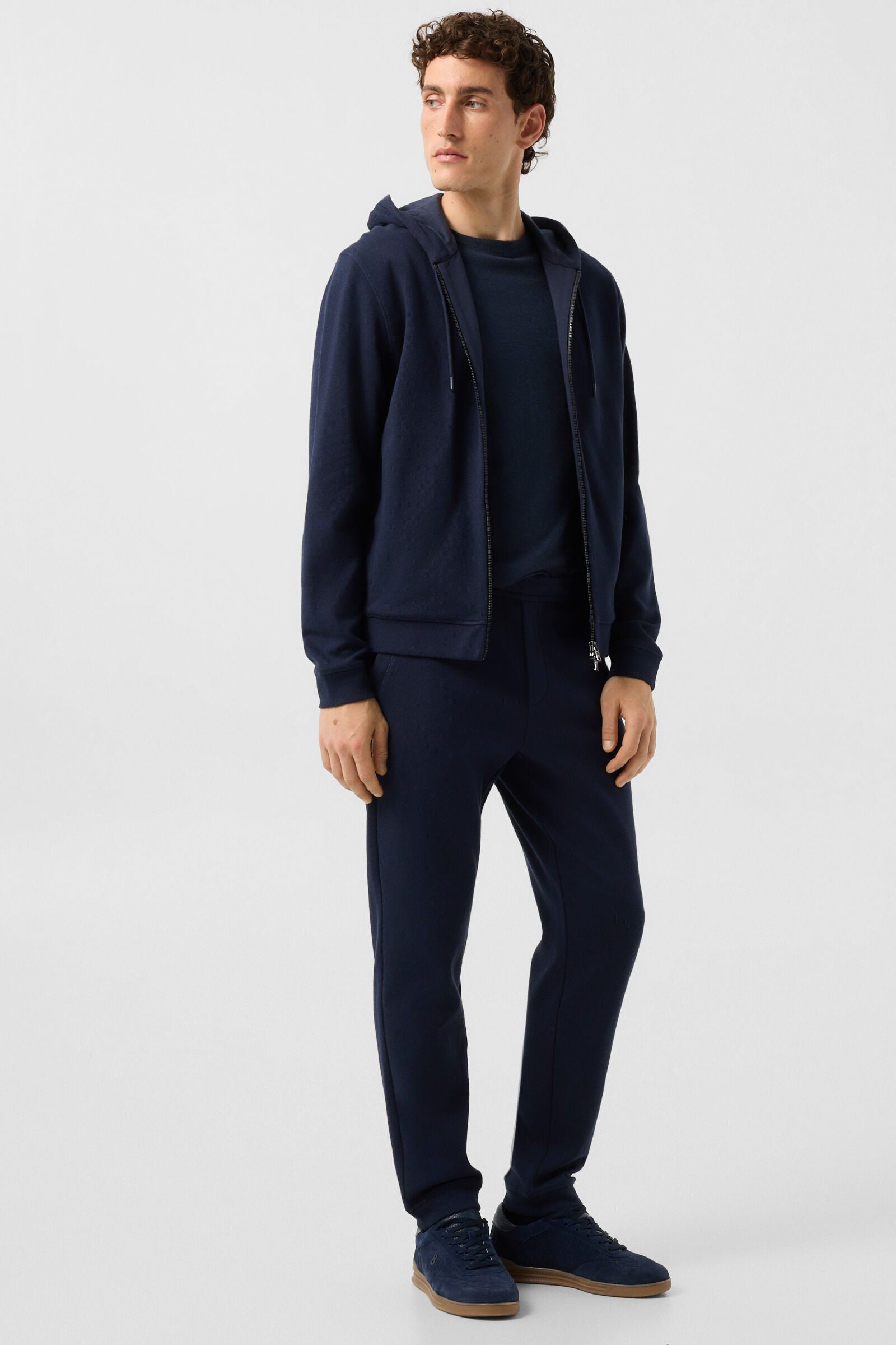 Lars knitted trousers Navy blue