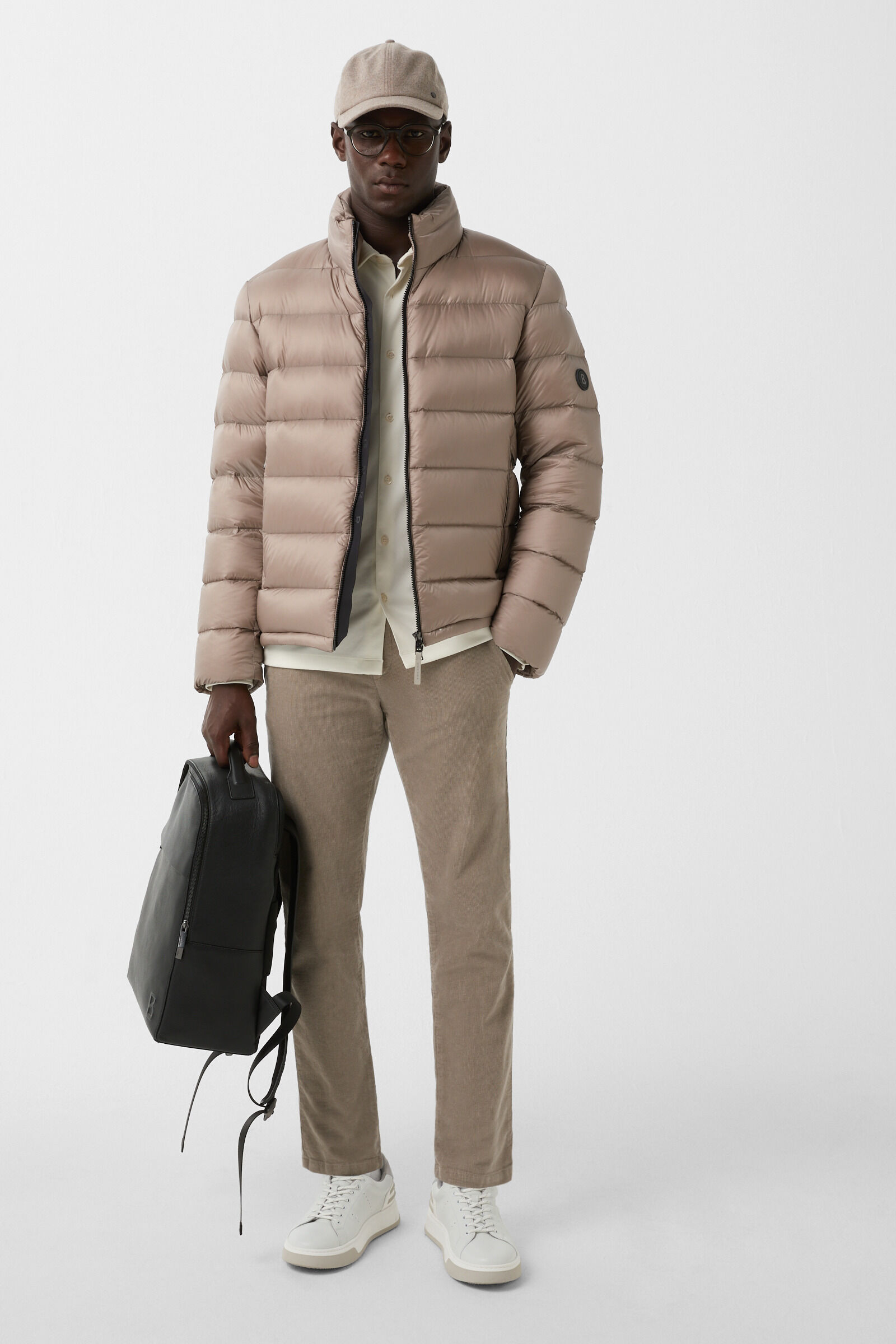 Hugh down jacket Greige