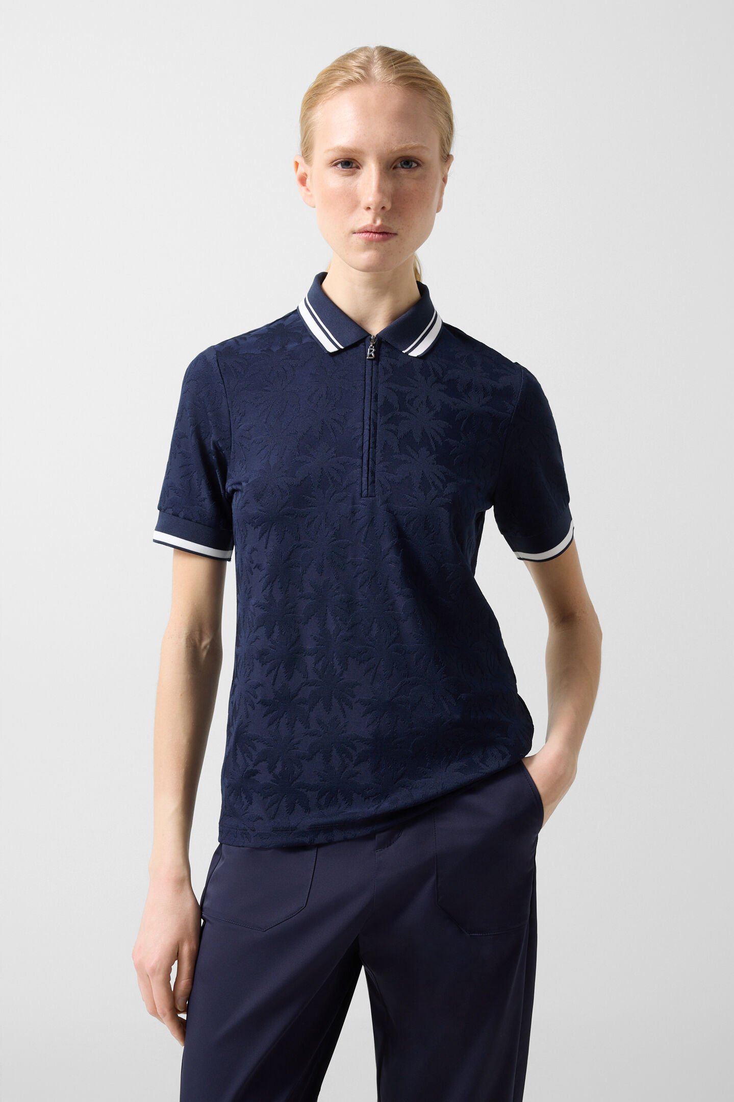 Konny functional short-sleeved top Navy blue