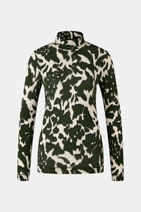 Andriana longsleeve Green/cream Andriana longsleeve Green/cream