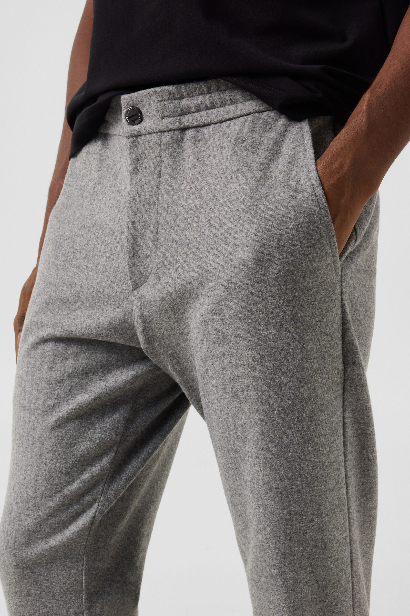 Boris Flannel Trousers Grey