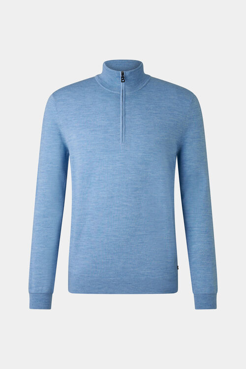 Virgin wool troyer Ouri Light blue