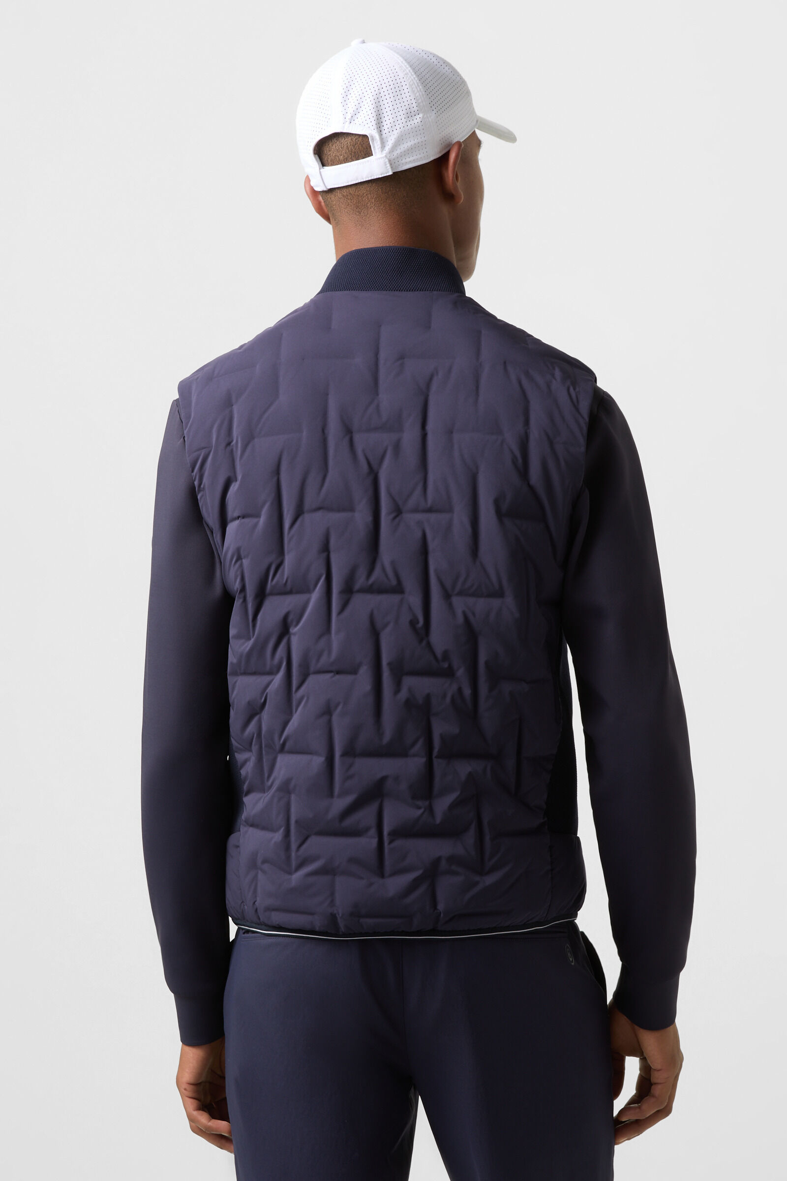 Sascha lichtgewicht donzen vest Marineblauw