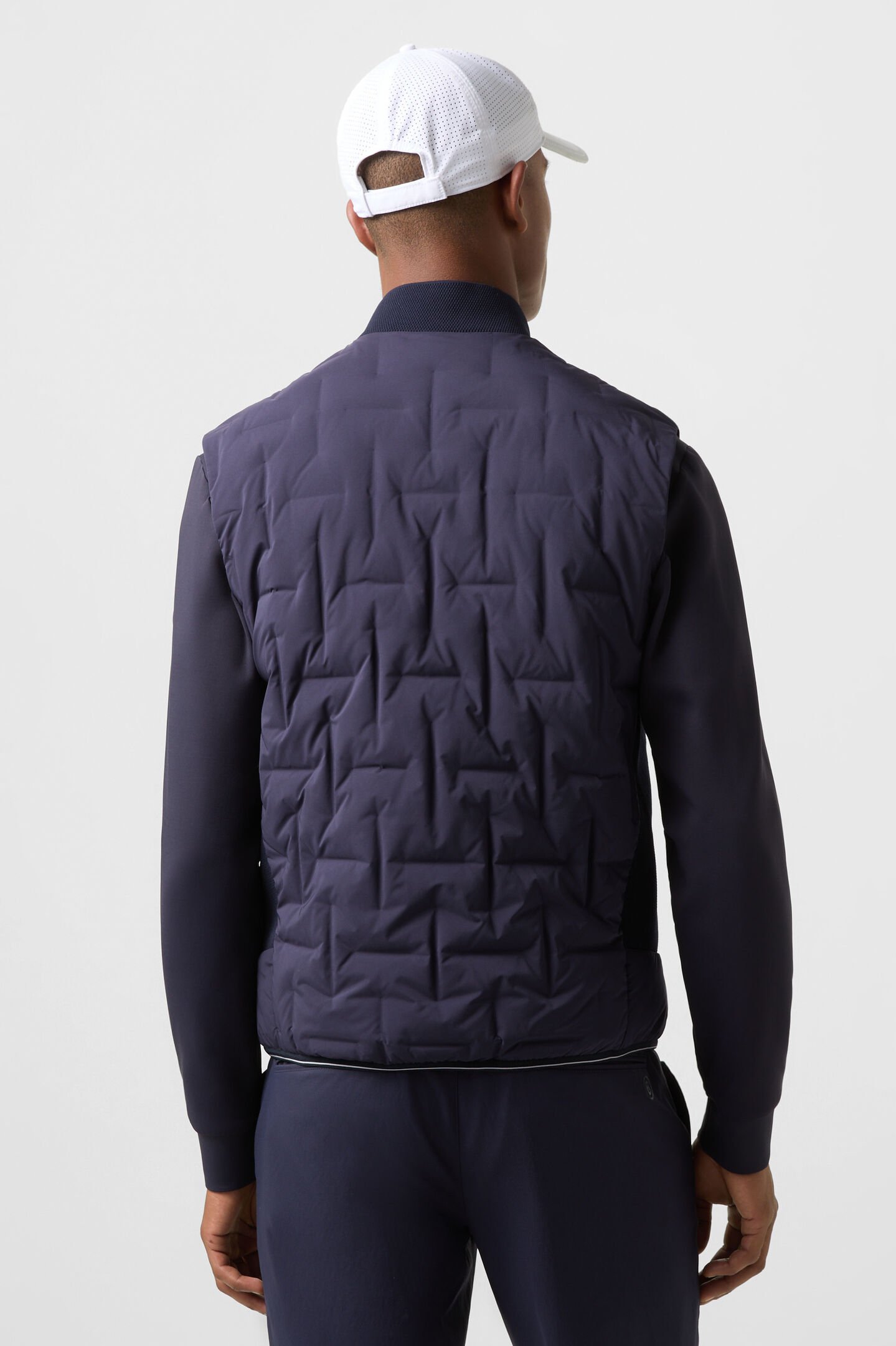 Sascha lightweight down waistcoat Navy blue
