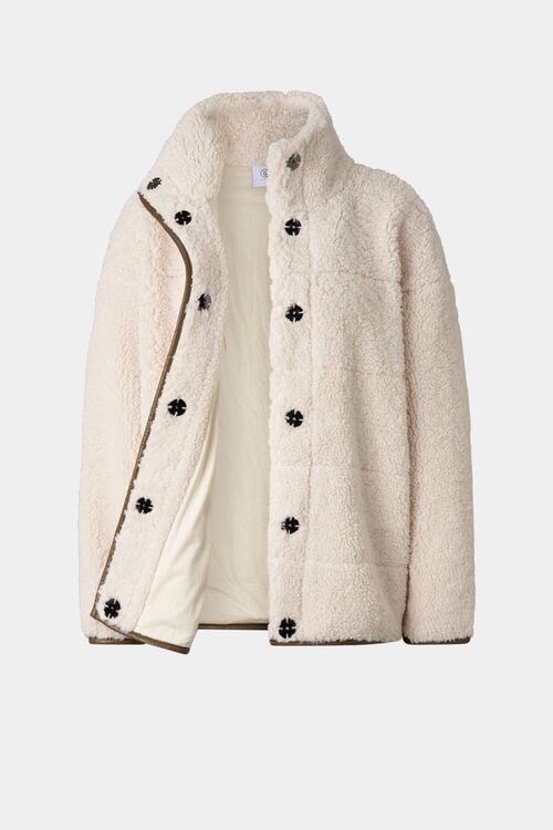 Kimberly teddy jacket Cream