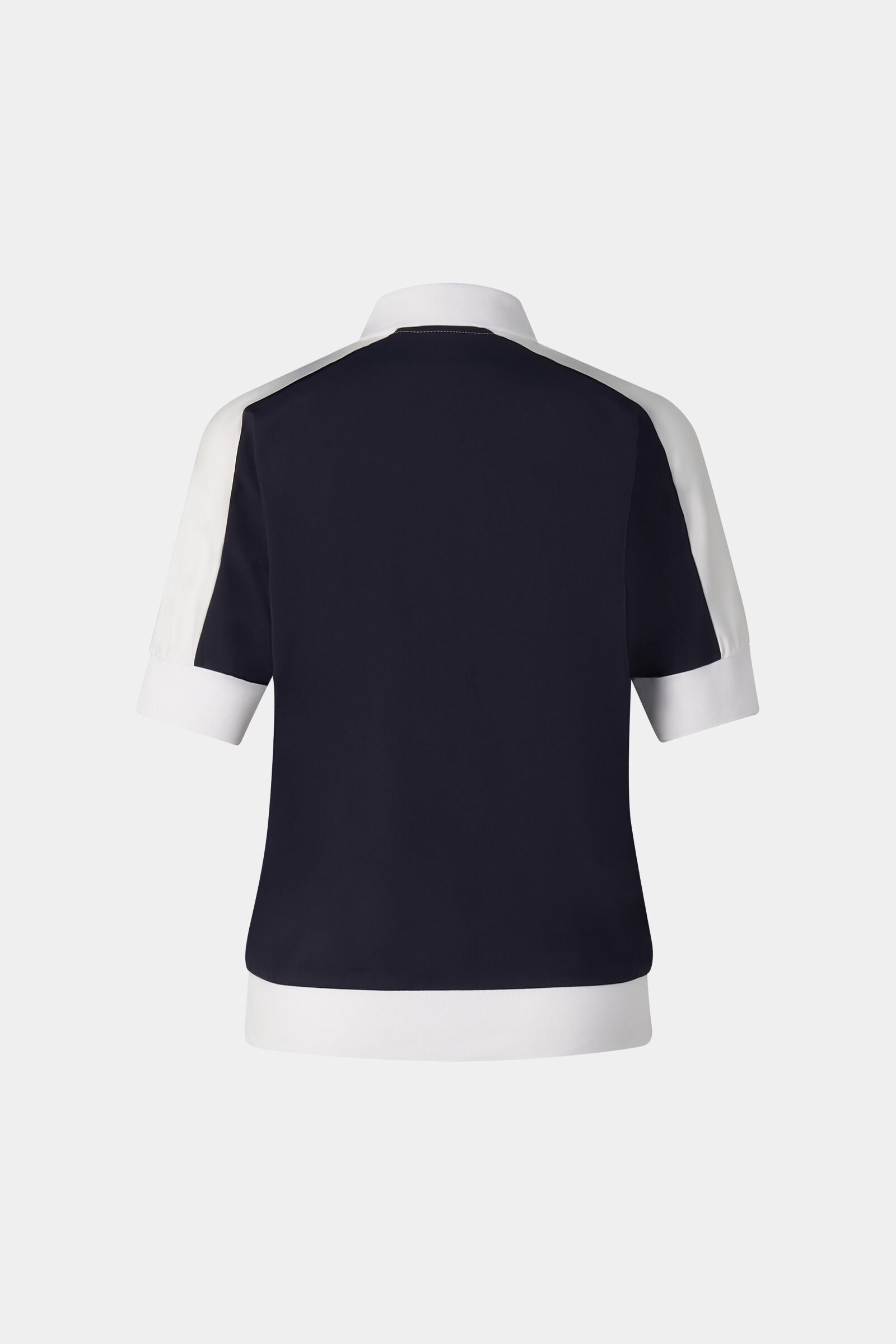 Arabell functional short-sleeved top Navy blue/white