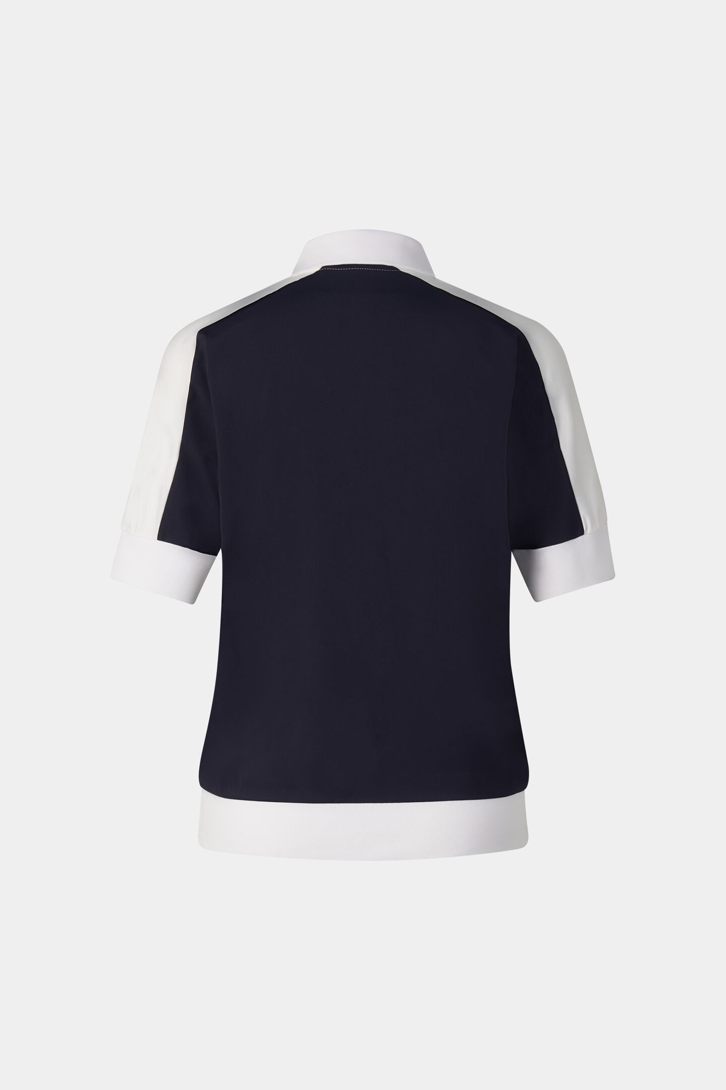 Arabell functional short-sleeved top Navy blue/white