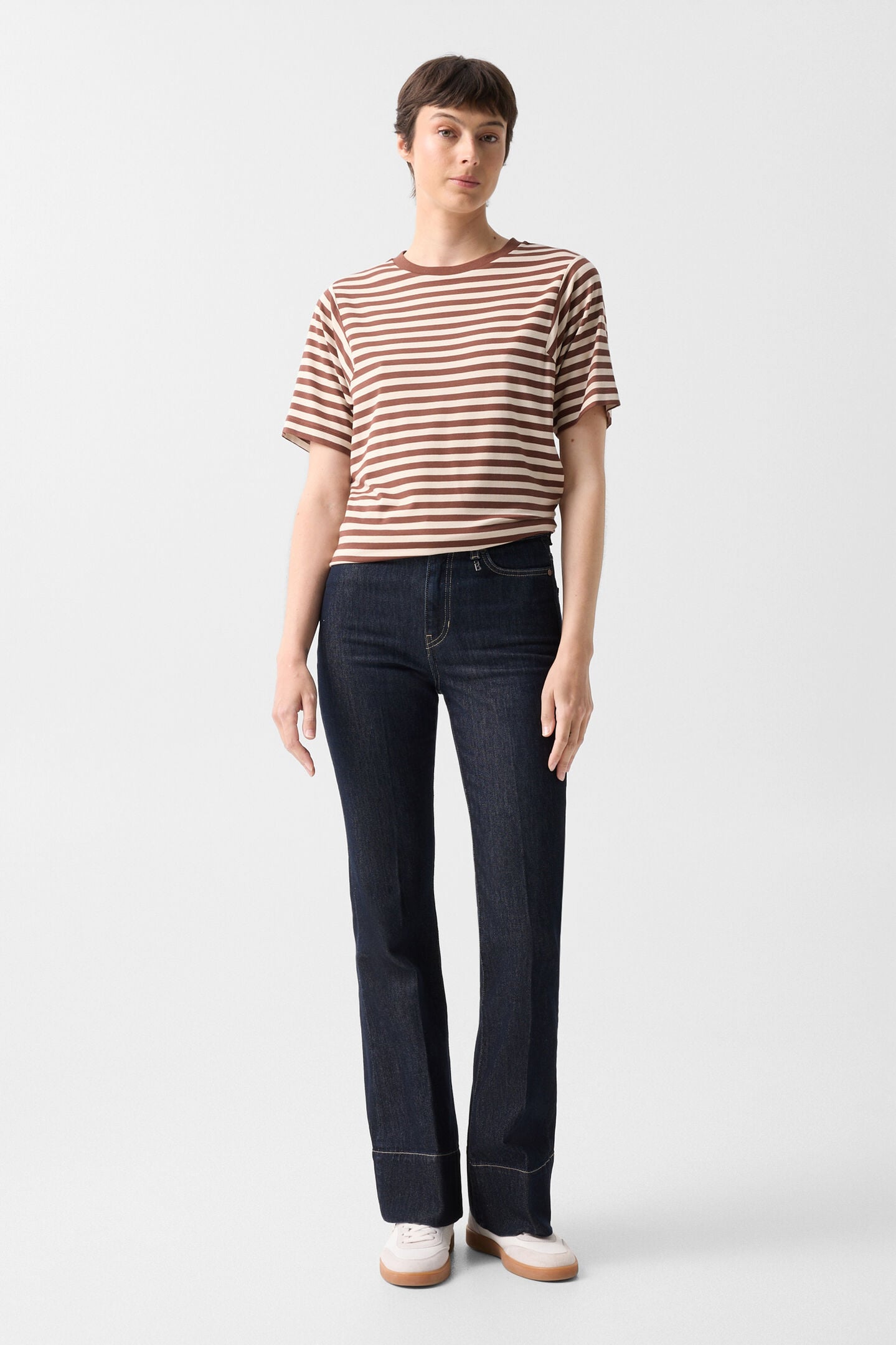 T-shirt Raya Brown/sand